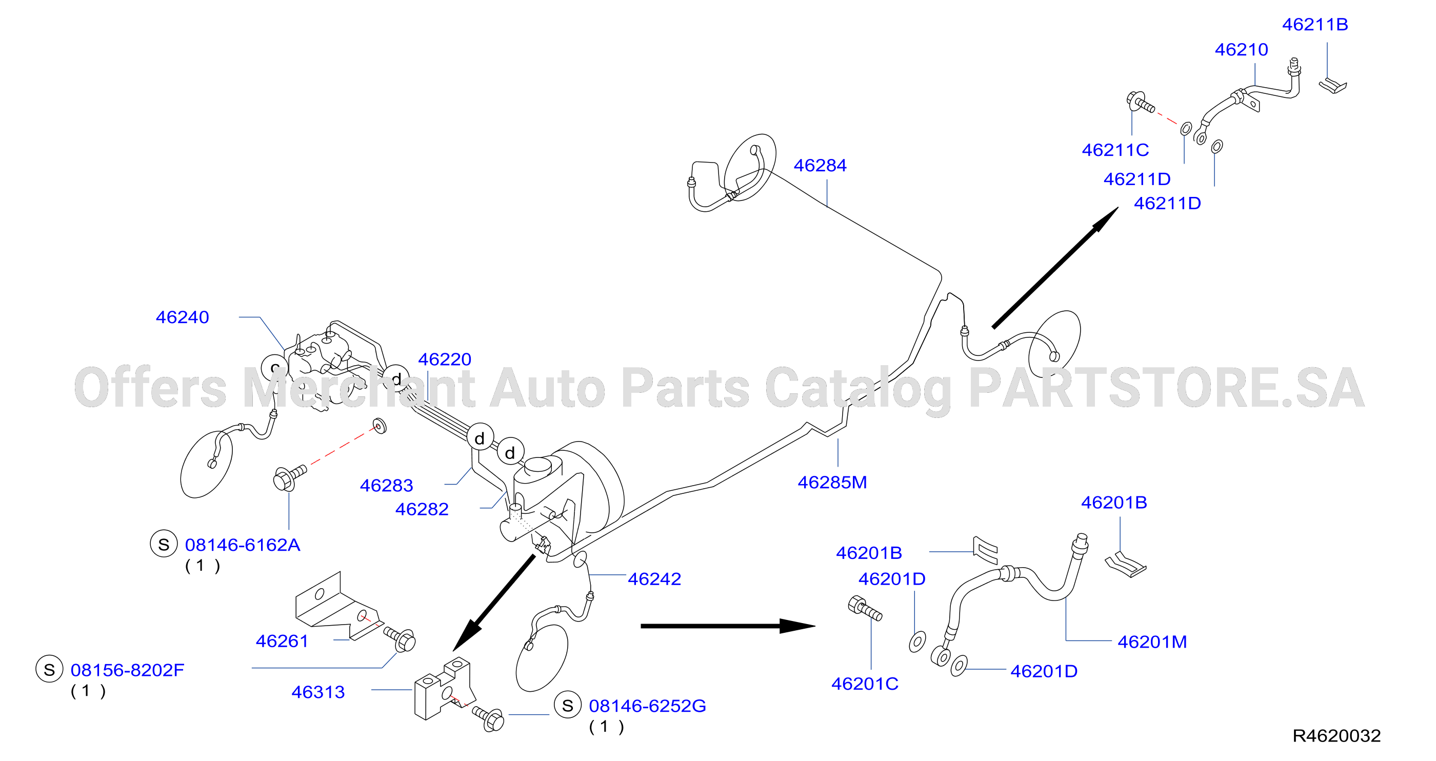 Brake Piping Control Piping