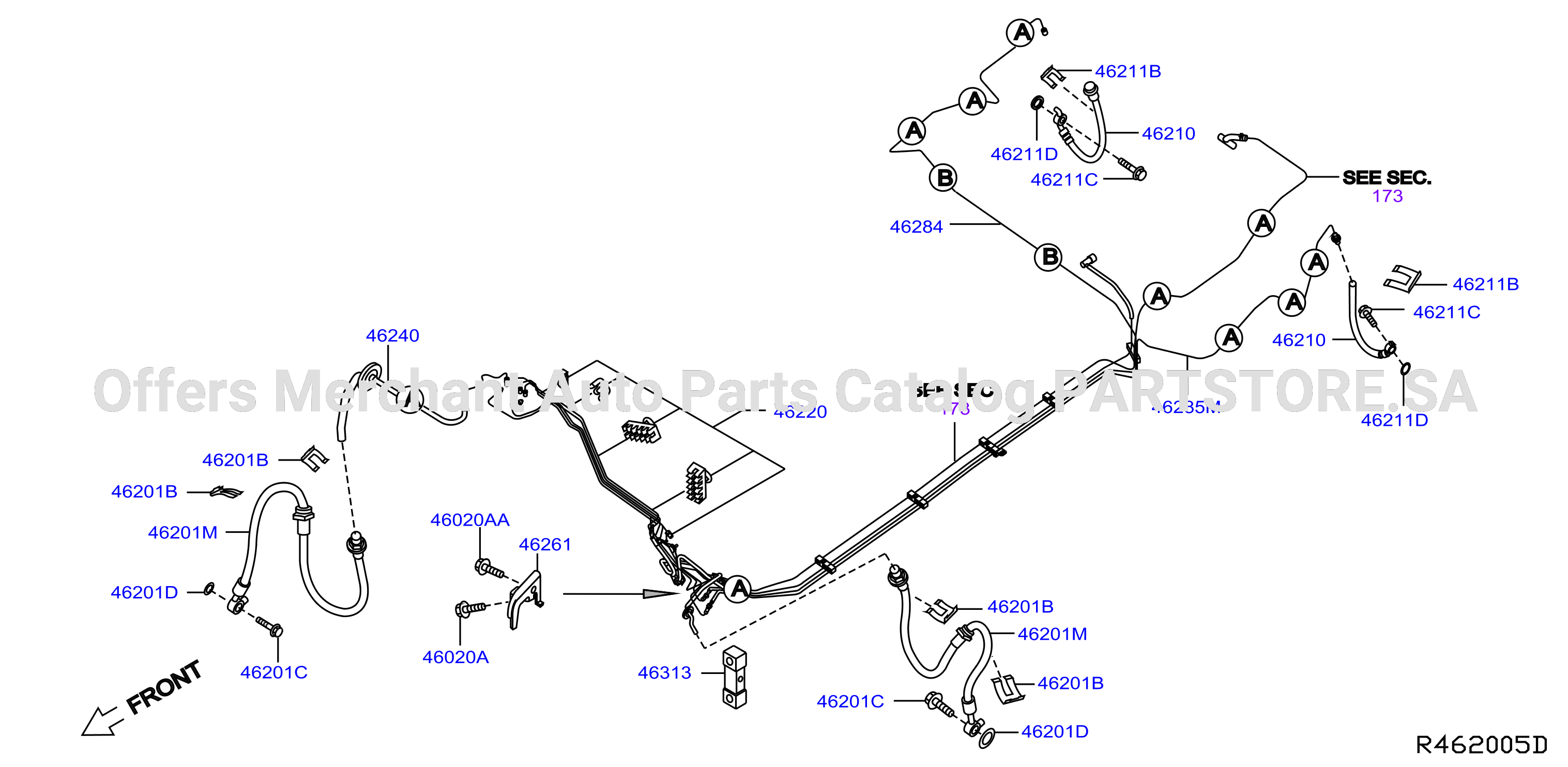 Brake Piping Control Piping Abs Vdc