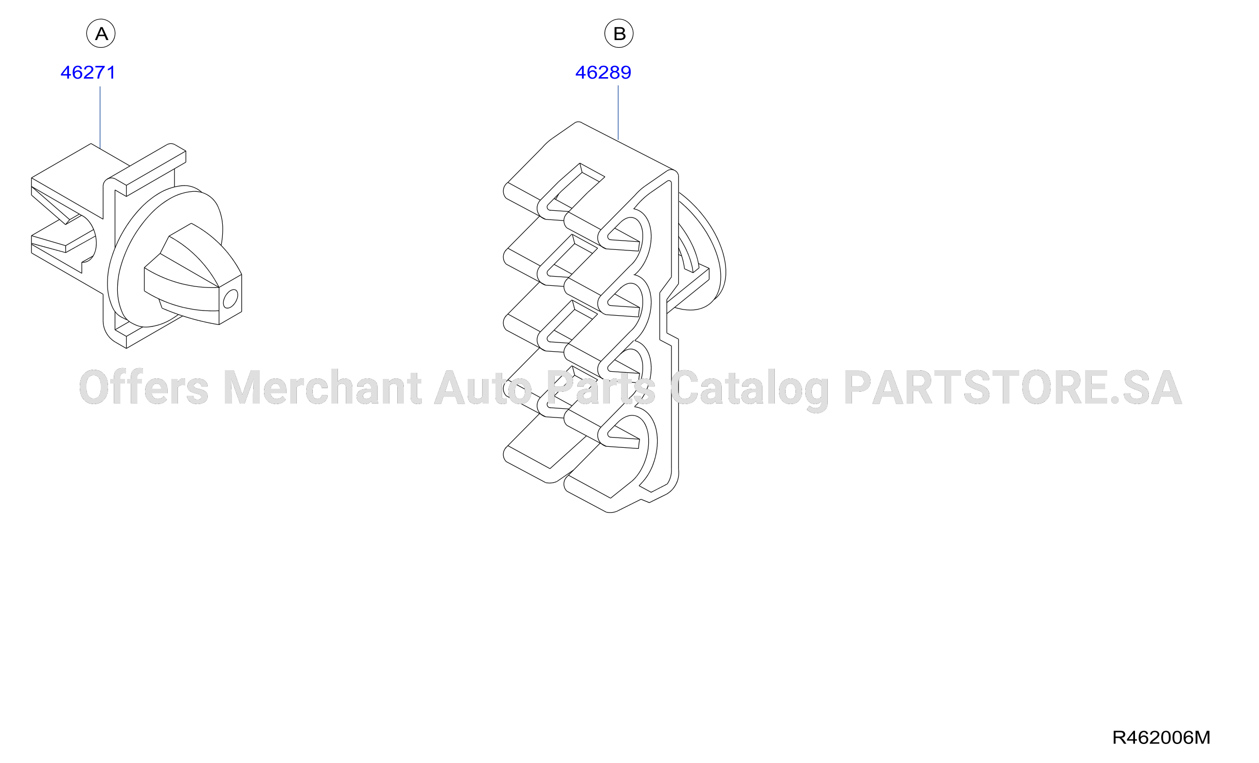 Brake Piping Control Clamp Insulator