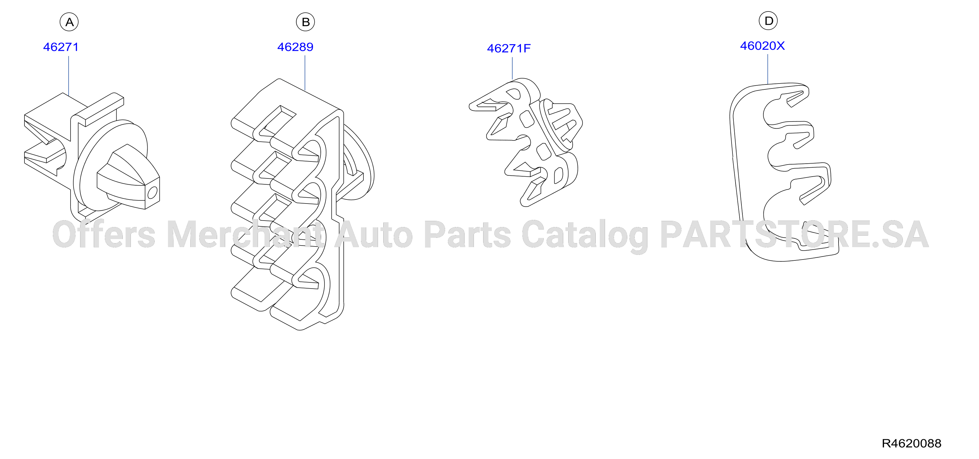 Brake Piping Control Clamp Insulator