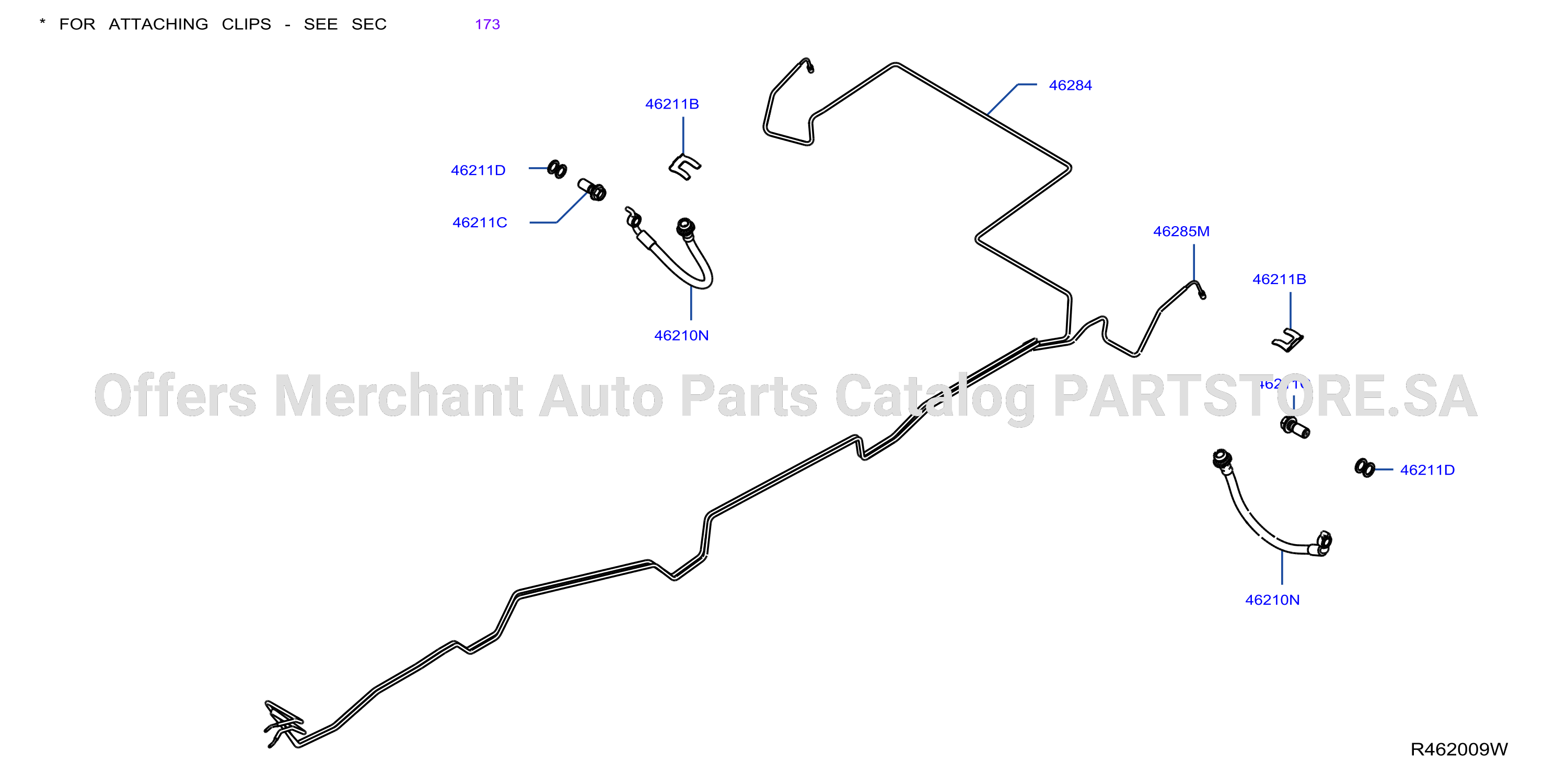 Brake Piping Control Rear