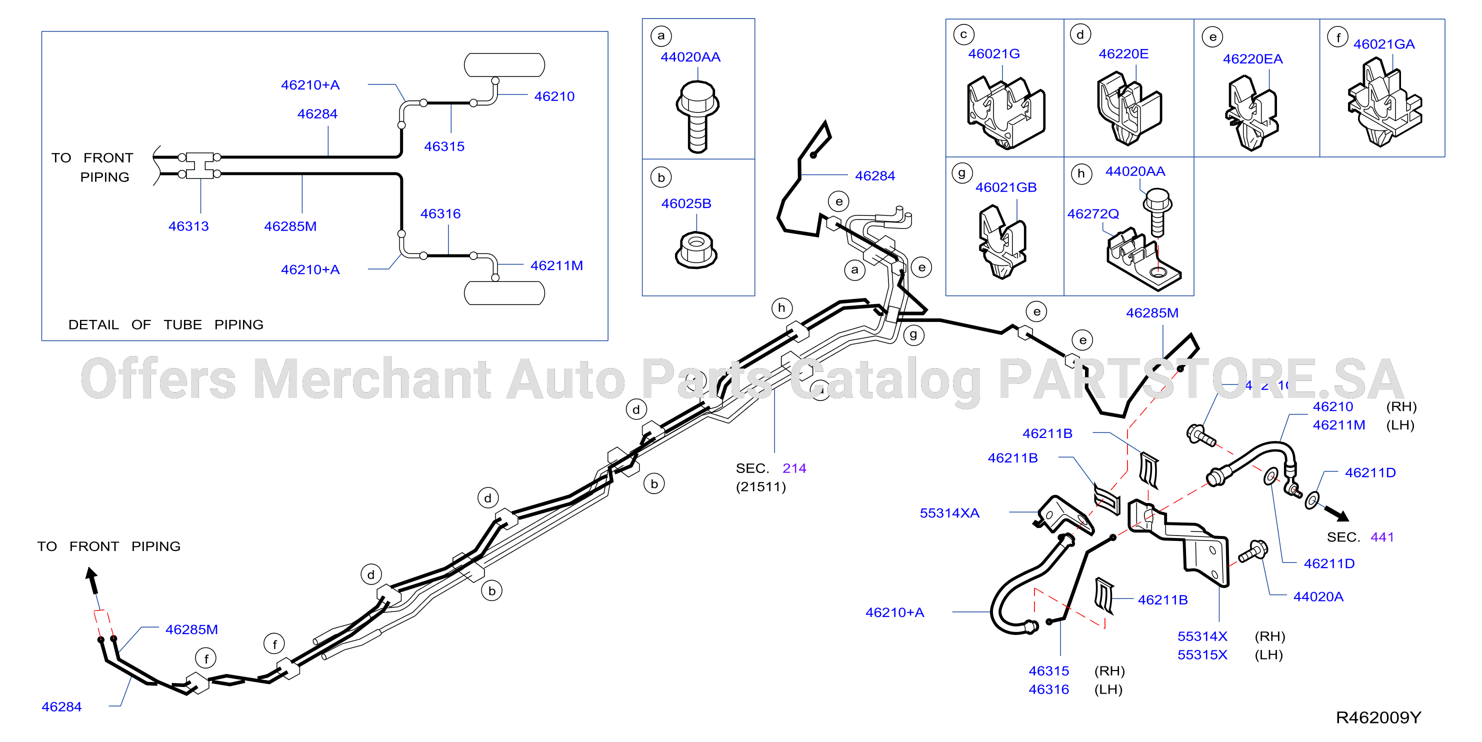 Brake Piping Control Clamp Insulator