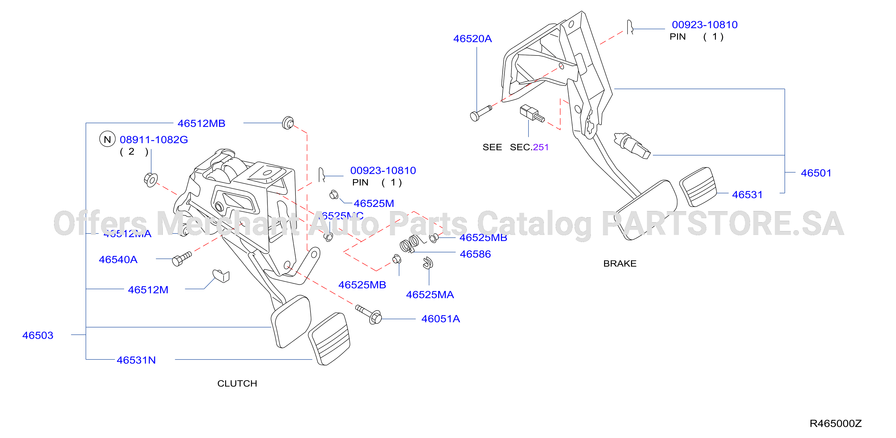 Brake Clutch Pedal