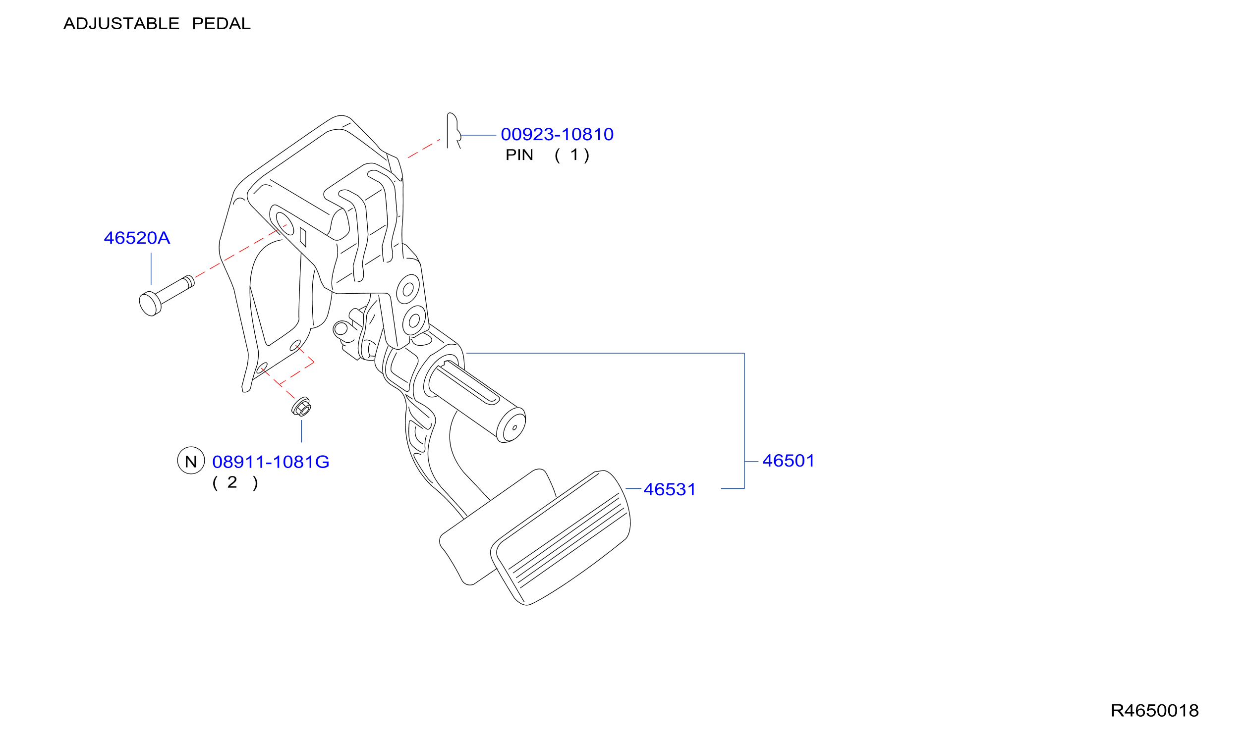 Brake Clutch Pedal