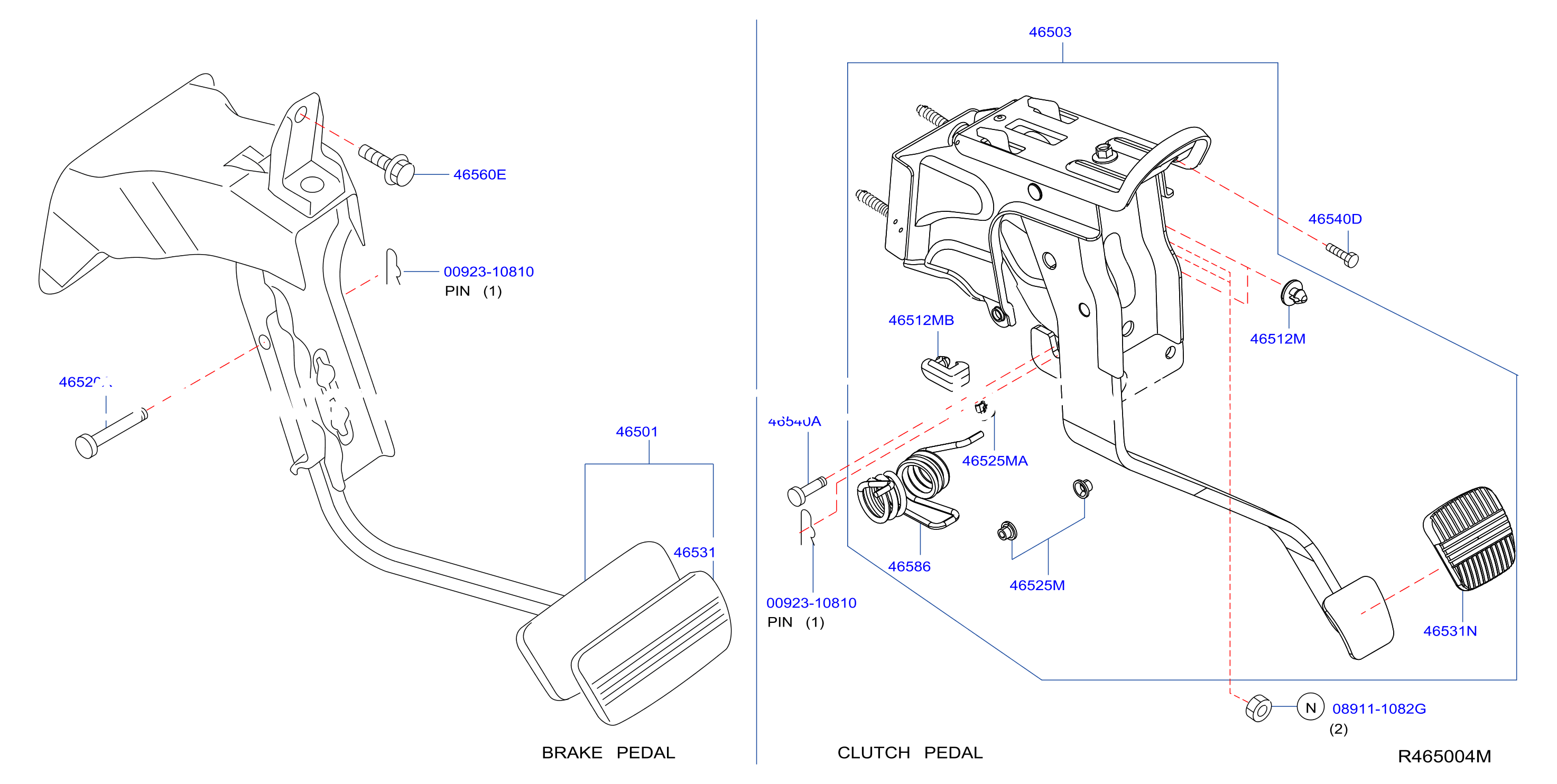 Brake Clutch Pedal