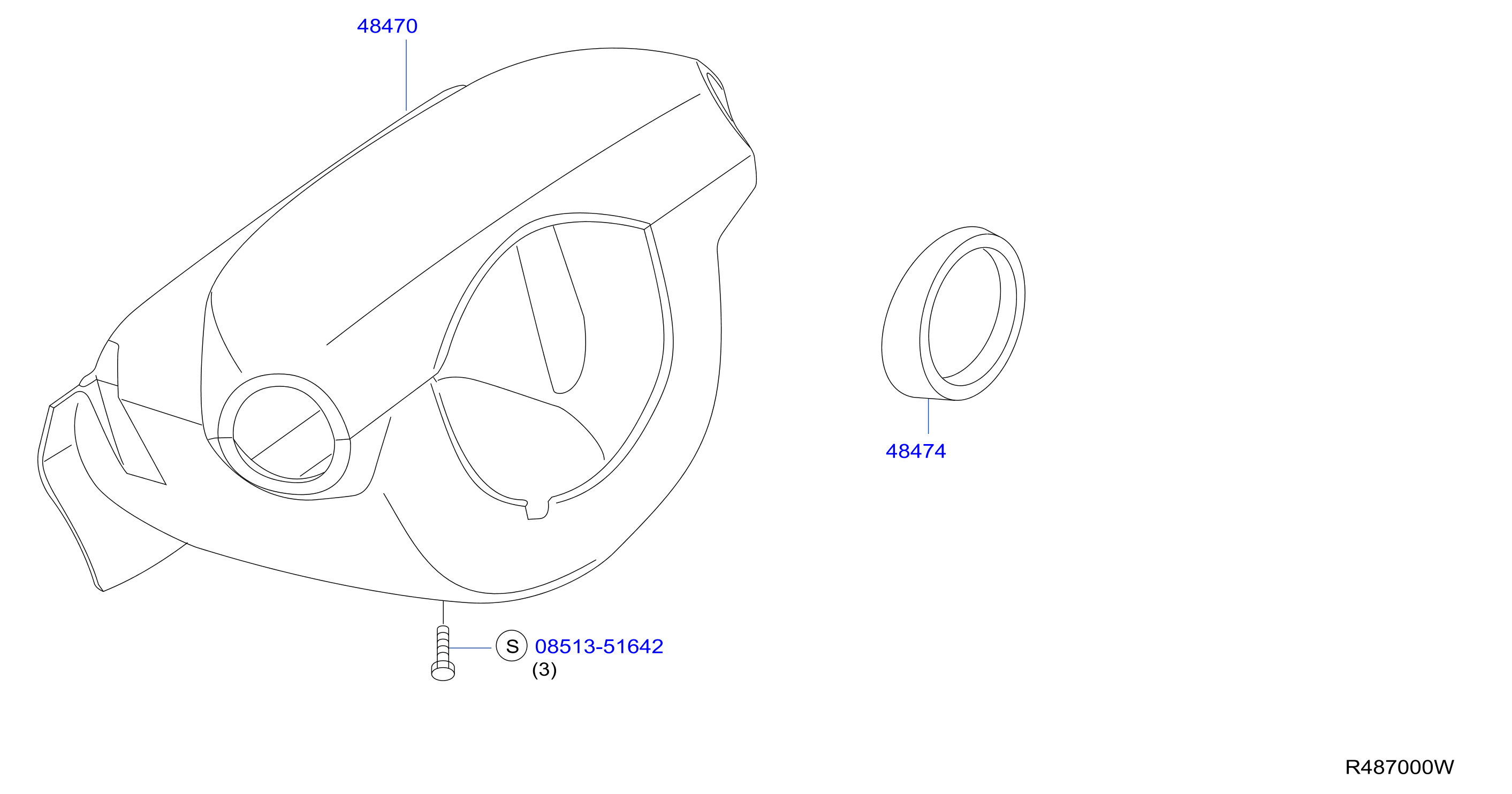 Steering Column Shell Cover