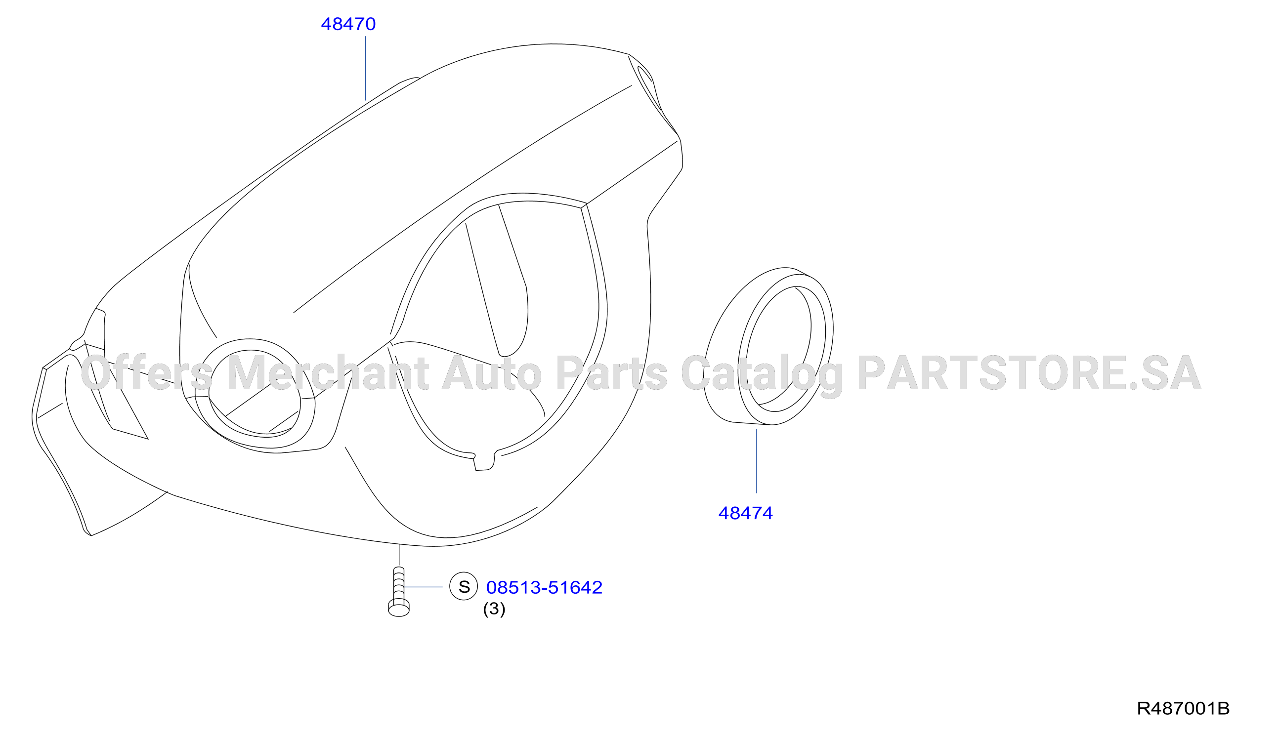Steering Column Shell Cover