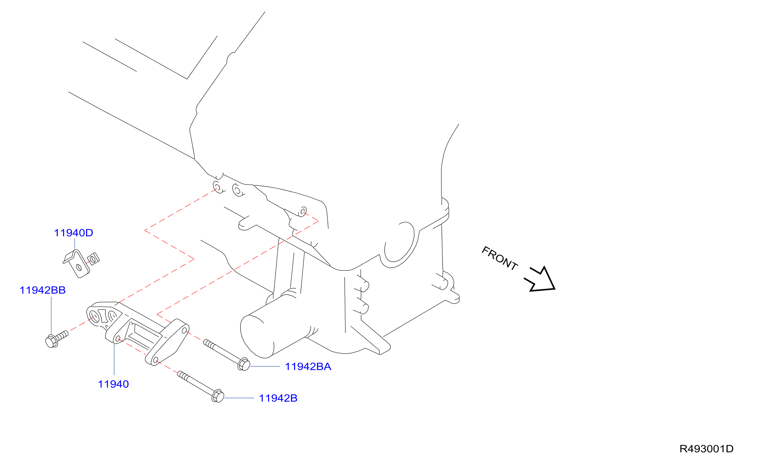Power Steering Pump Mounting Power Steering Mounting