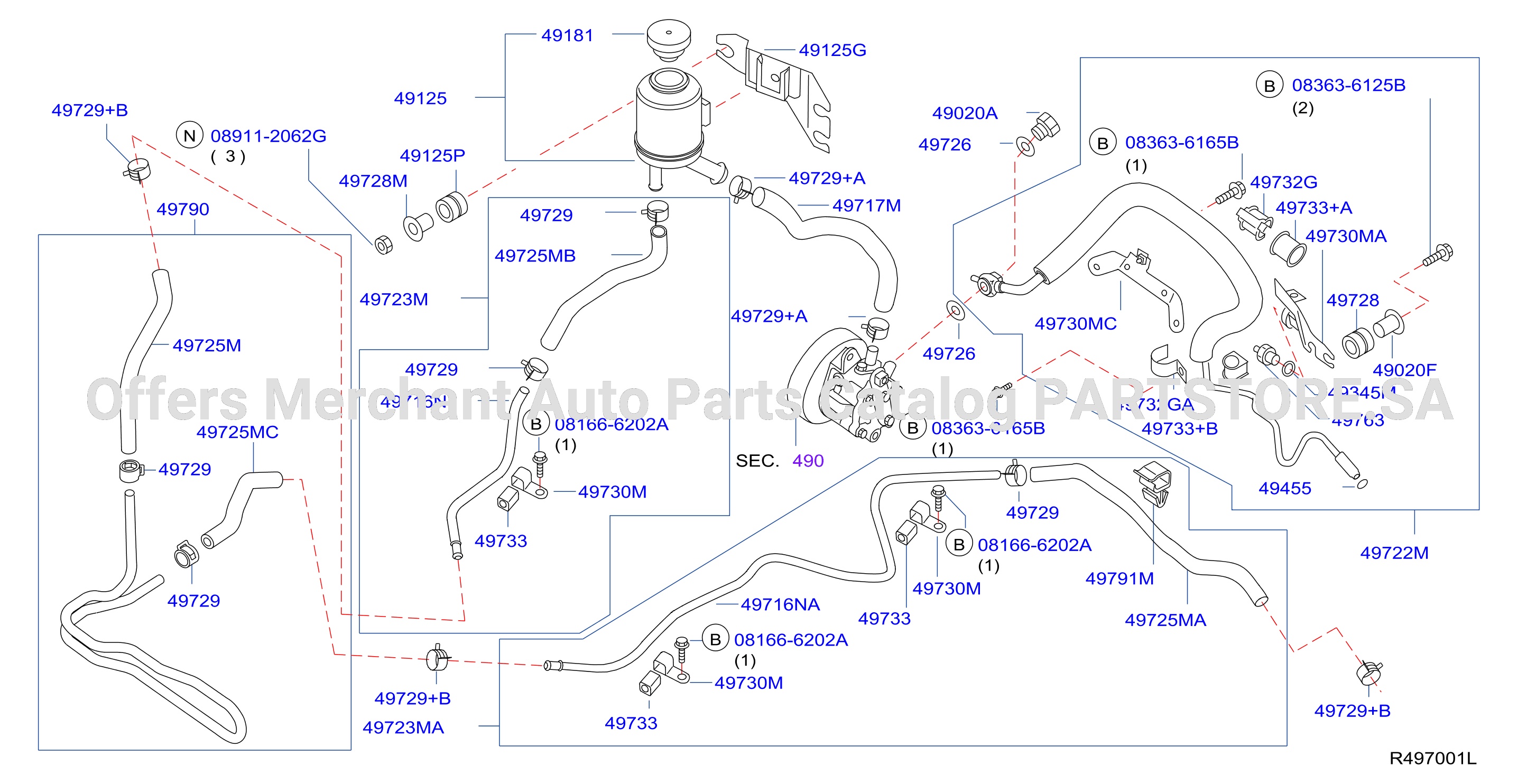 Power Steering Piping