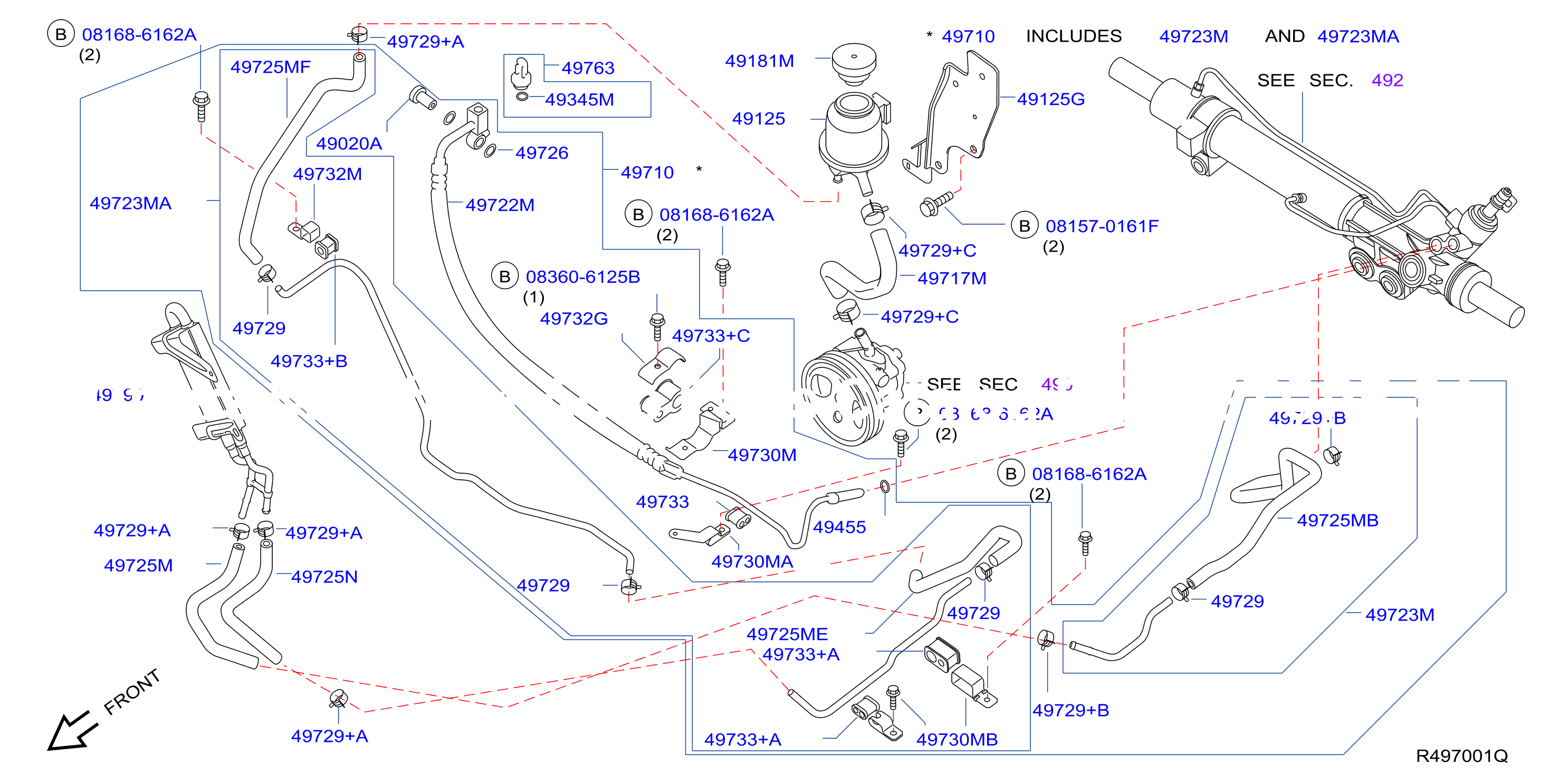 Power Steering Piping
