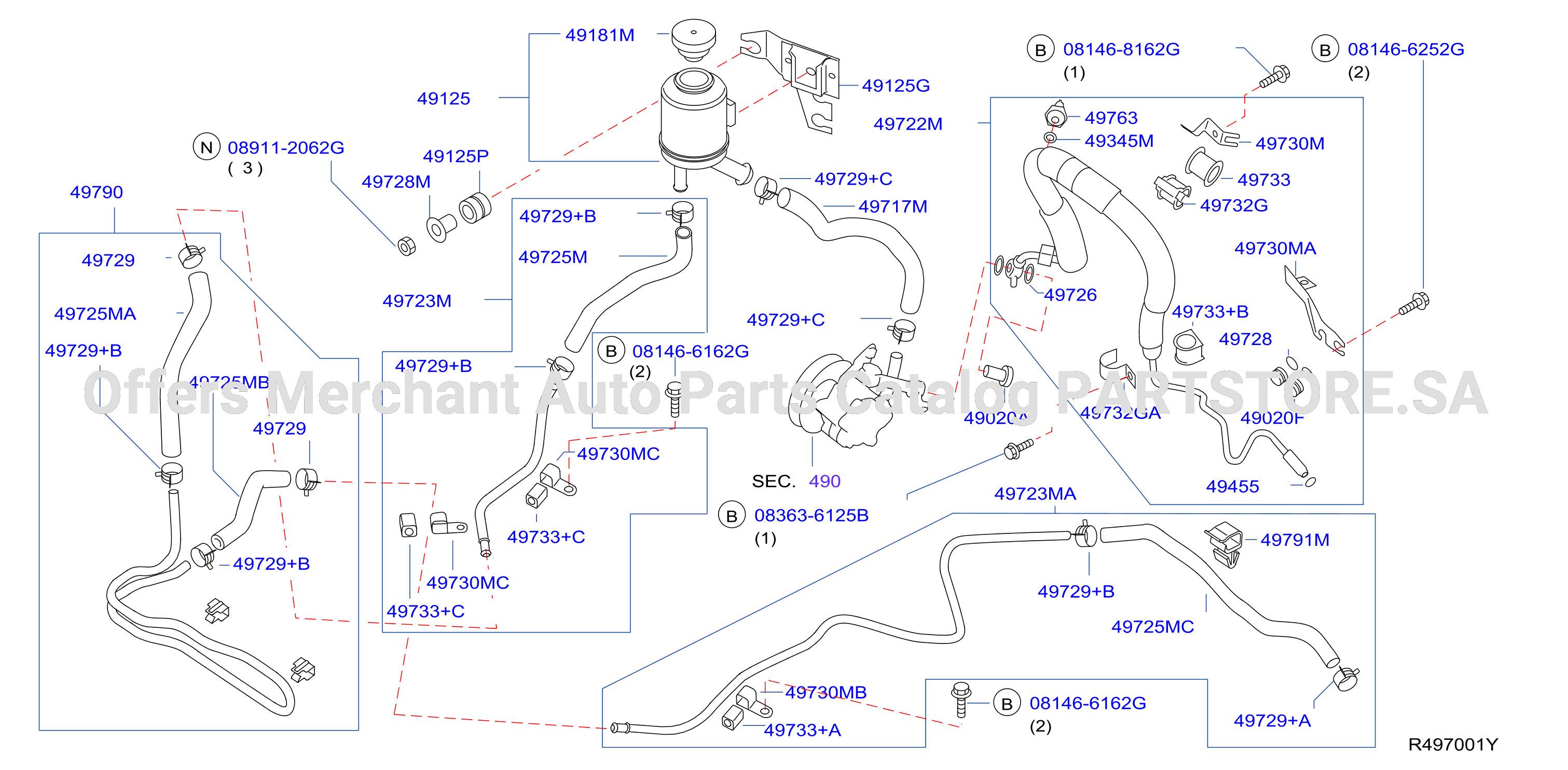 Power Steering Piping