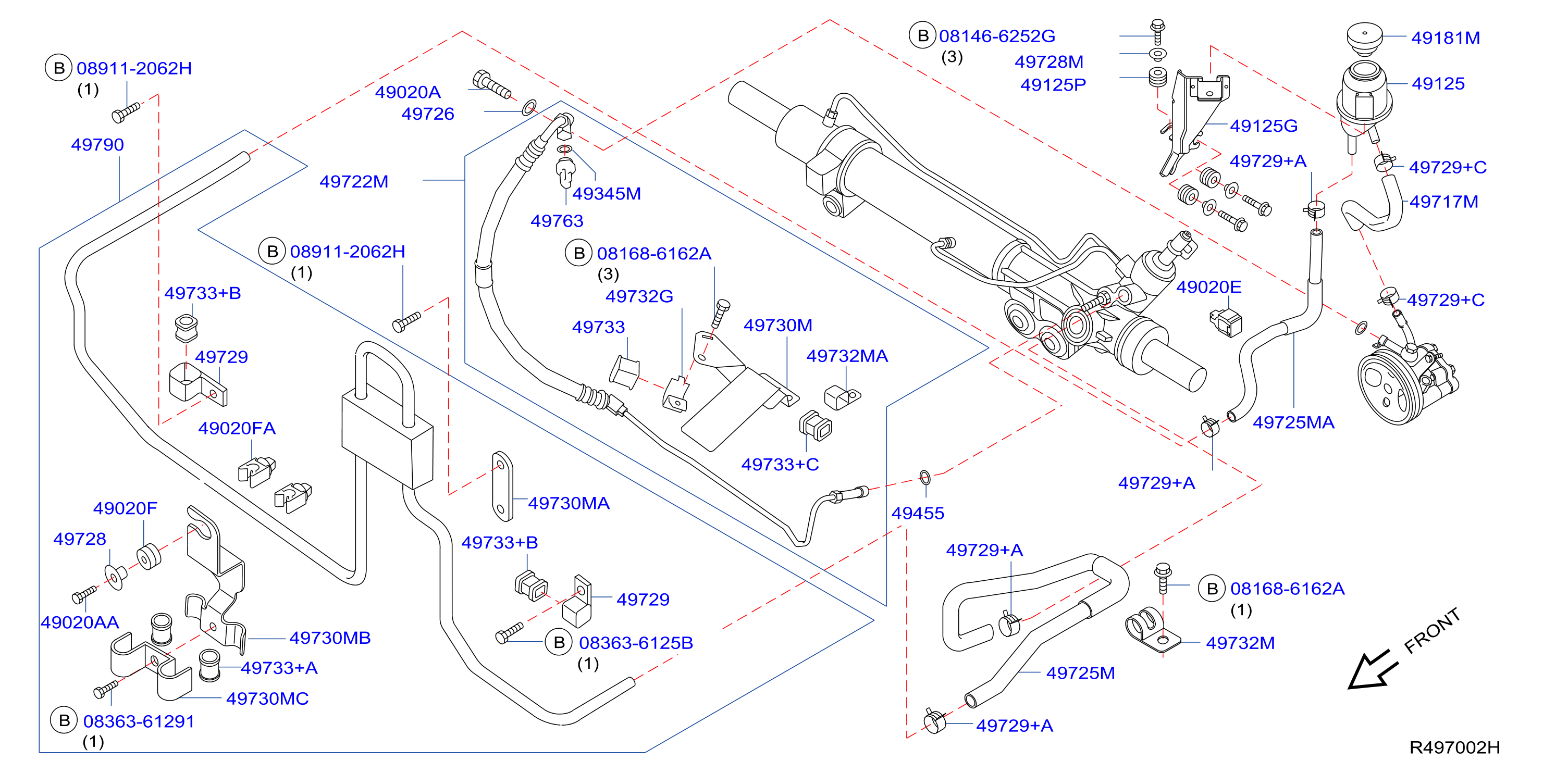 Power Steering Piping