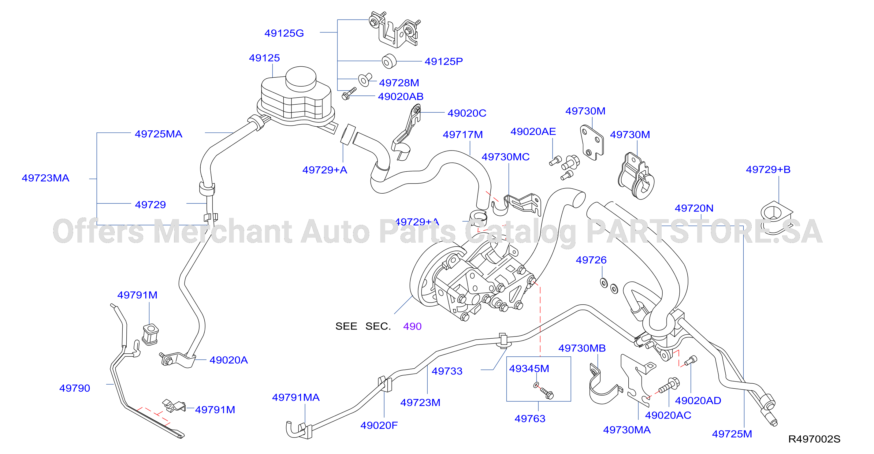 Power Steering Piping