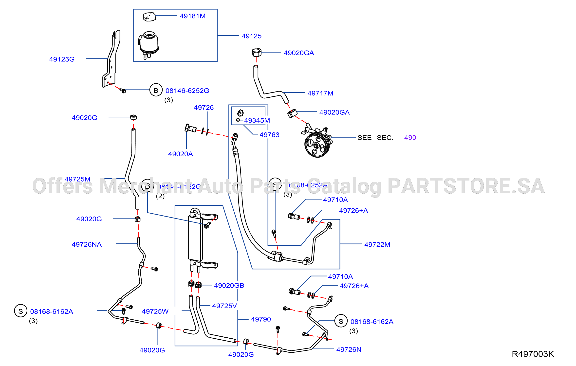 Power Steering Piping