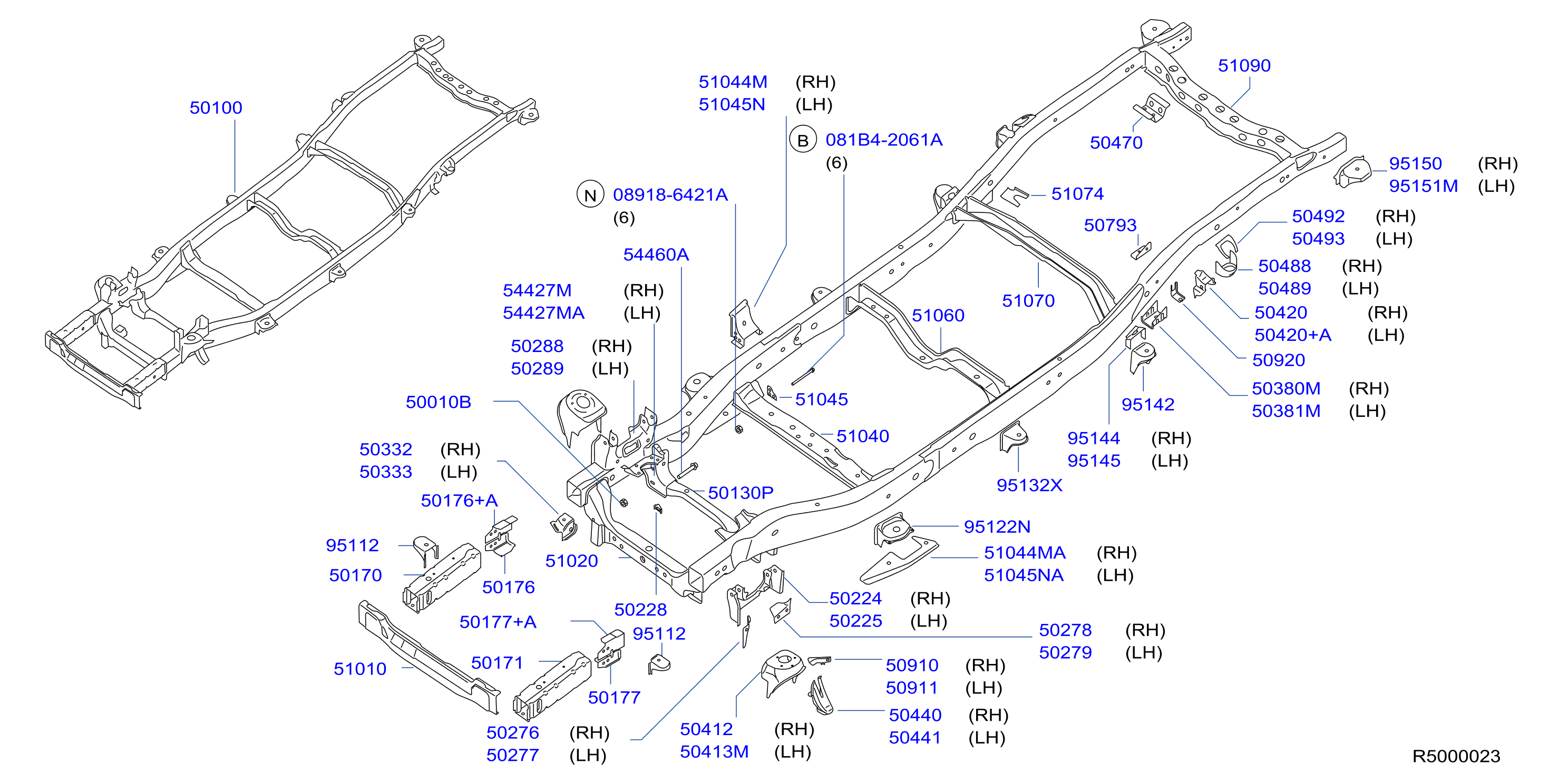 Frame Frame Assy Cross Member