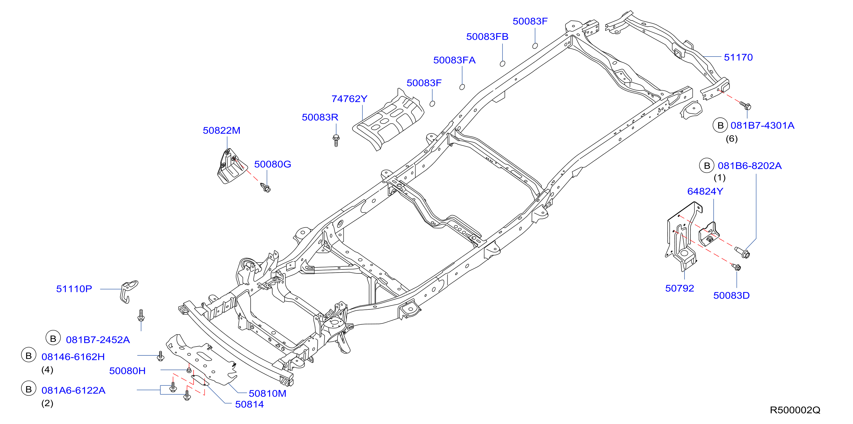 Frame Under Cover Tow