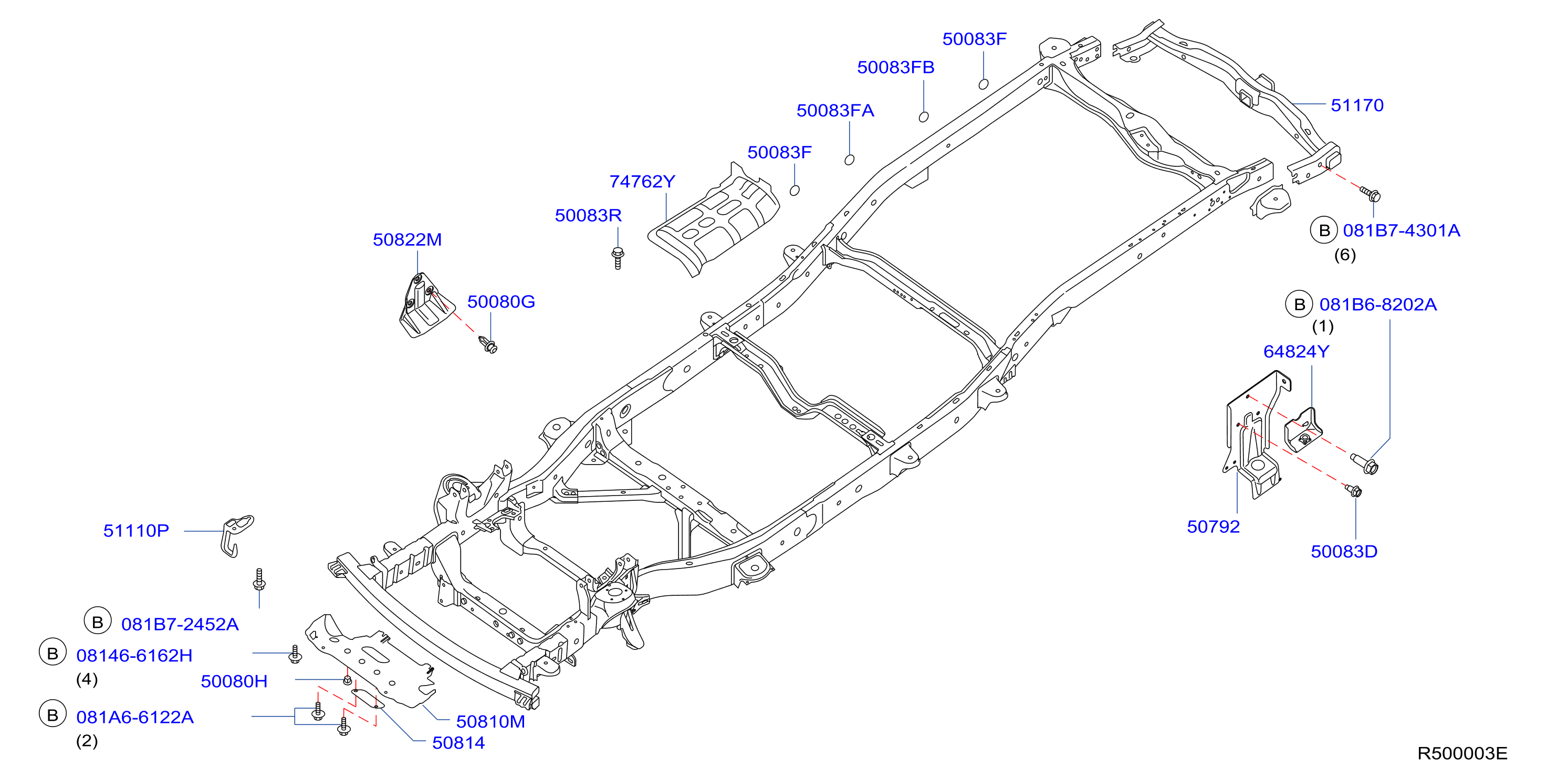 Frame Under Cover Tow