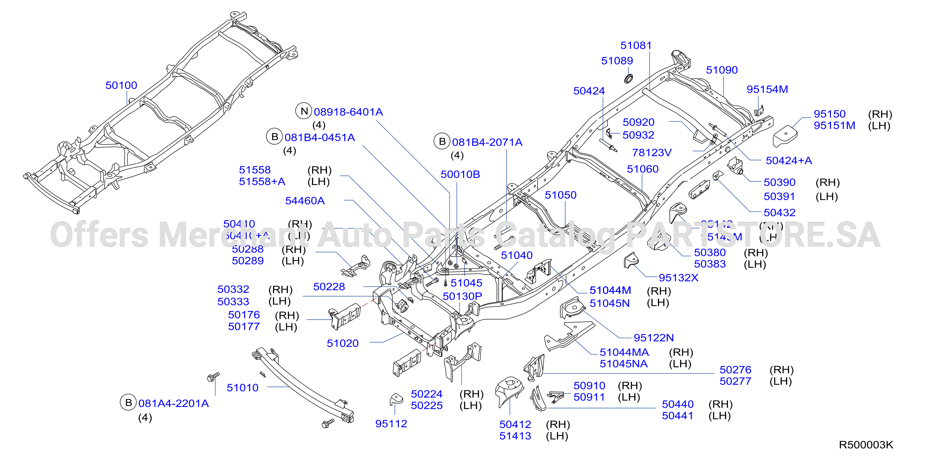 Frame Frame Assy Cross Member