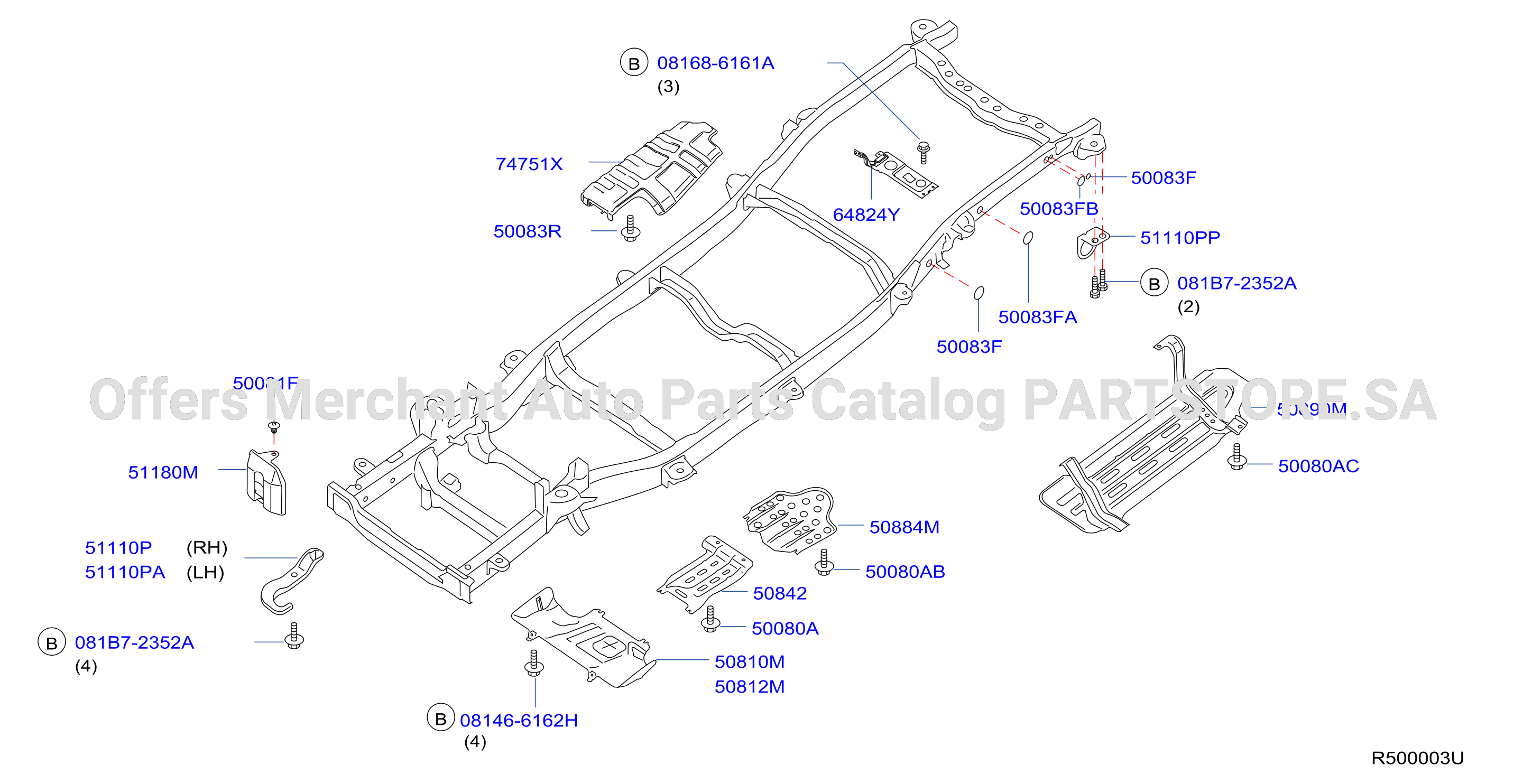 Frame Under Cover Tow