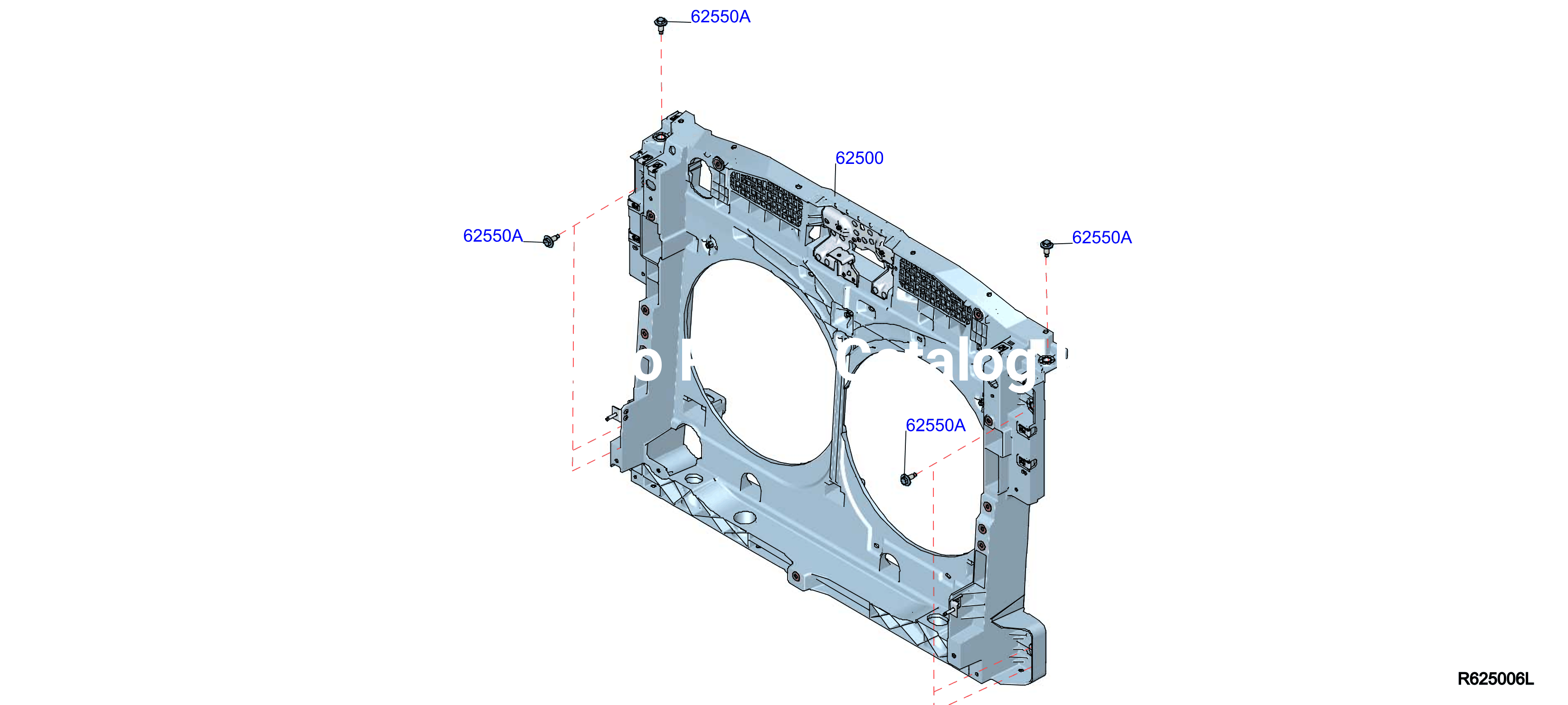 Front Apron Radiator Core Support