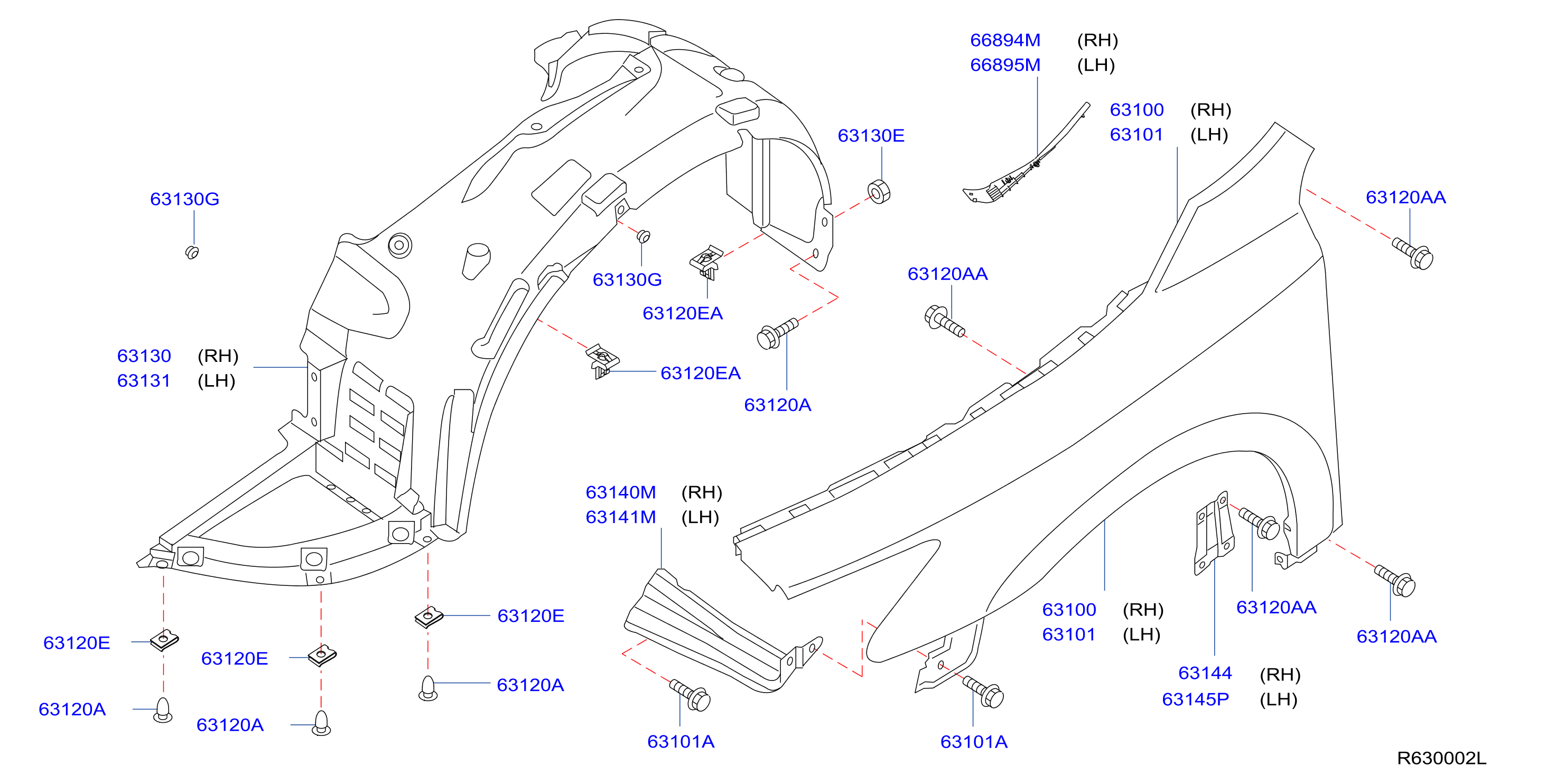 Front Fender Fitting