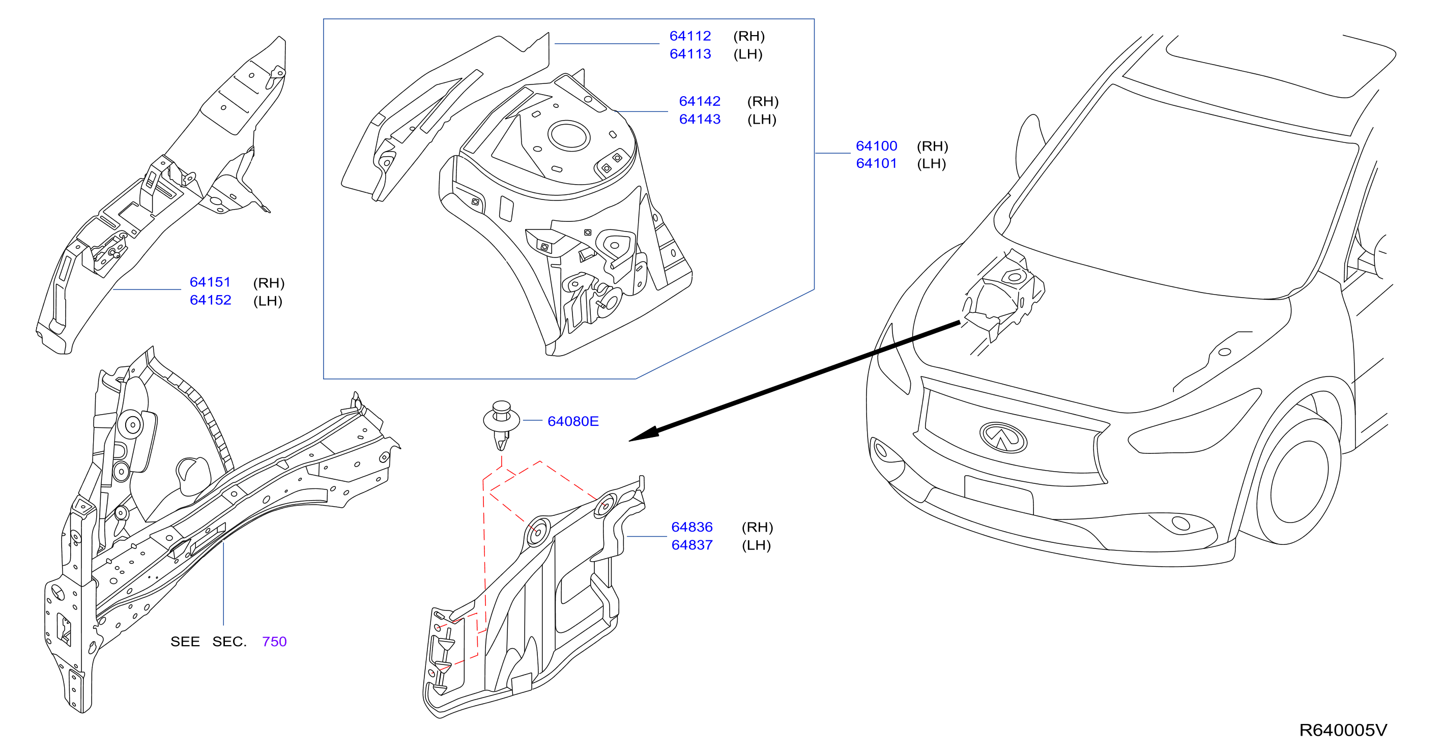 Hood Ledge Fitting