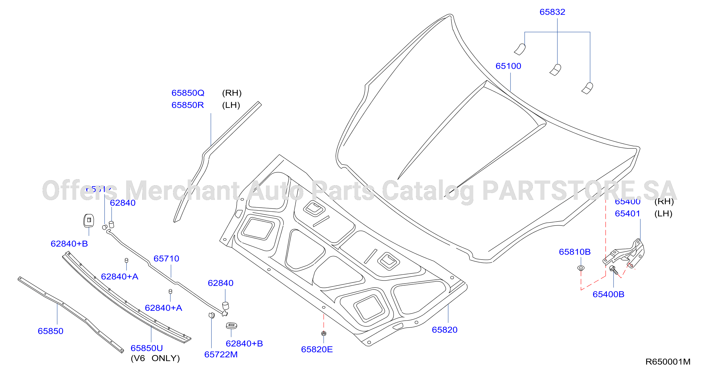 Hood Panel Hinge Fitting