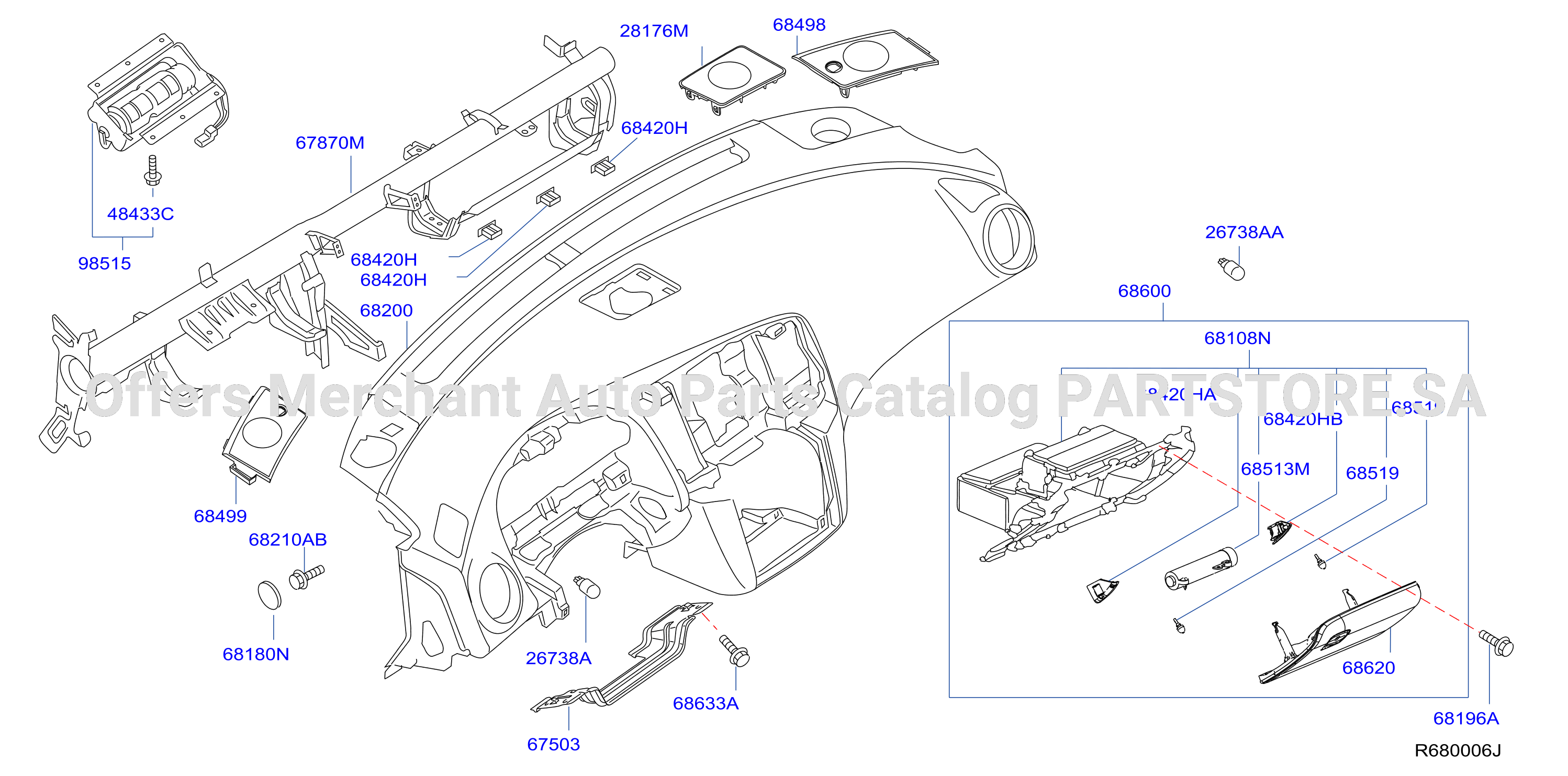 Instrument Panel Pad Cluster Lid Inst Fitting