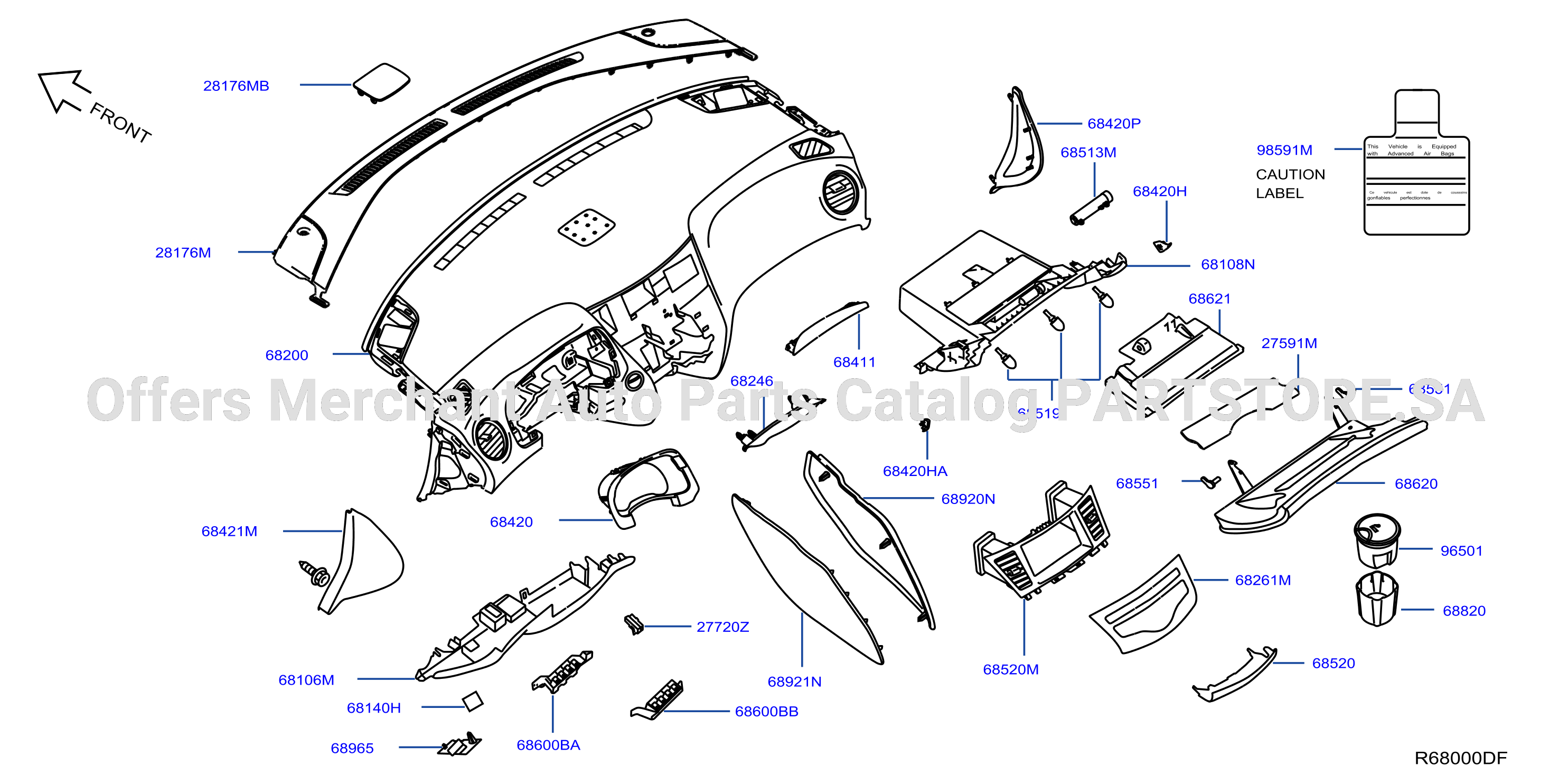 Instrument Panel Pad Cluster Lid Inst Pad Cluster Lid