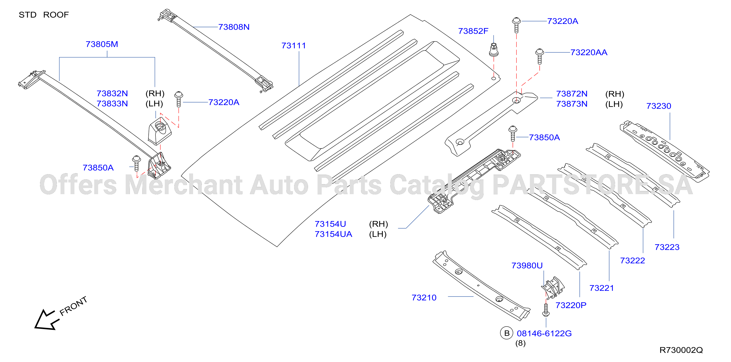 Roof Panel Fitting Std Roof Panel Fitting