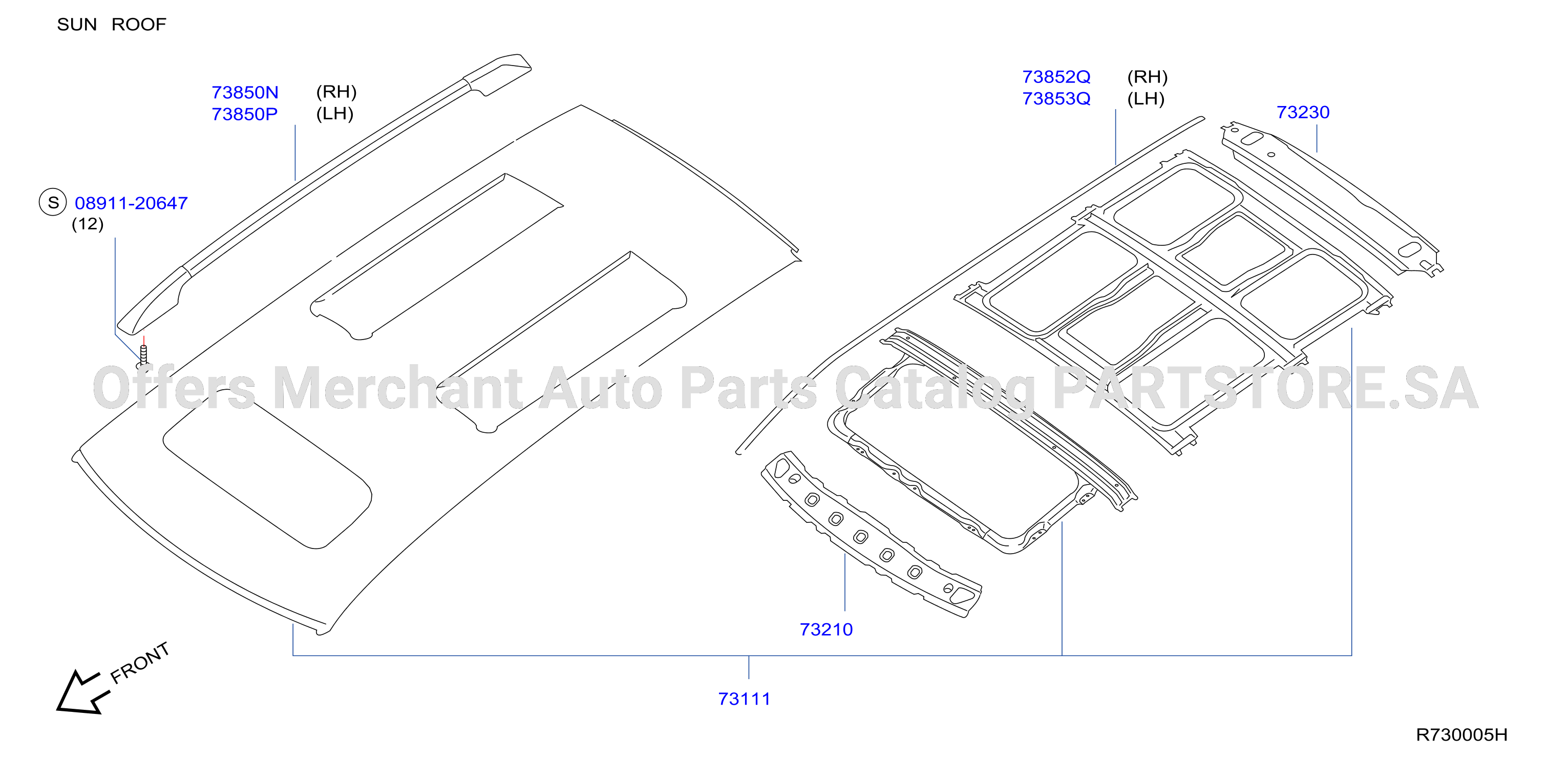 Roof Panel Fitting Sun Roof Panel Fitting