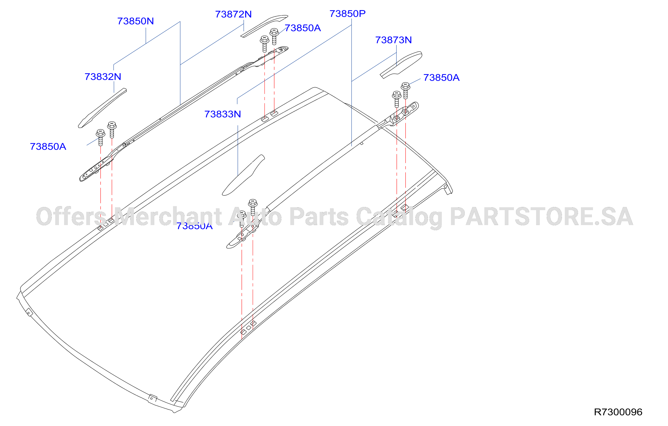 Roof Panel Fitting Roof Rack Fitting