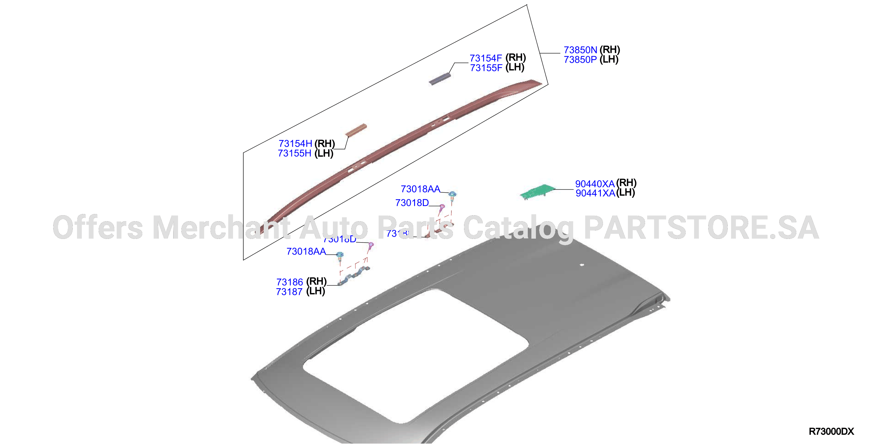 Roof Panel Fitting Roof Rack