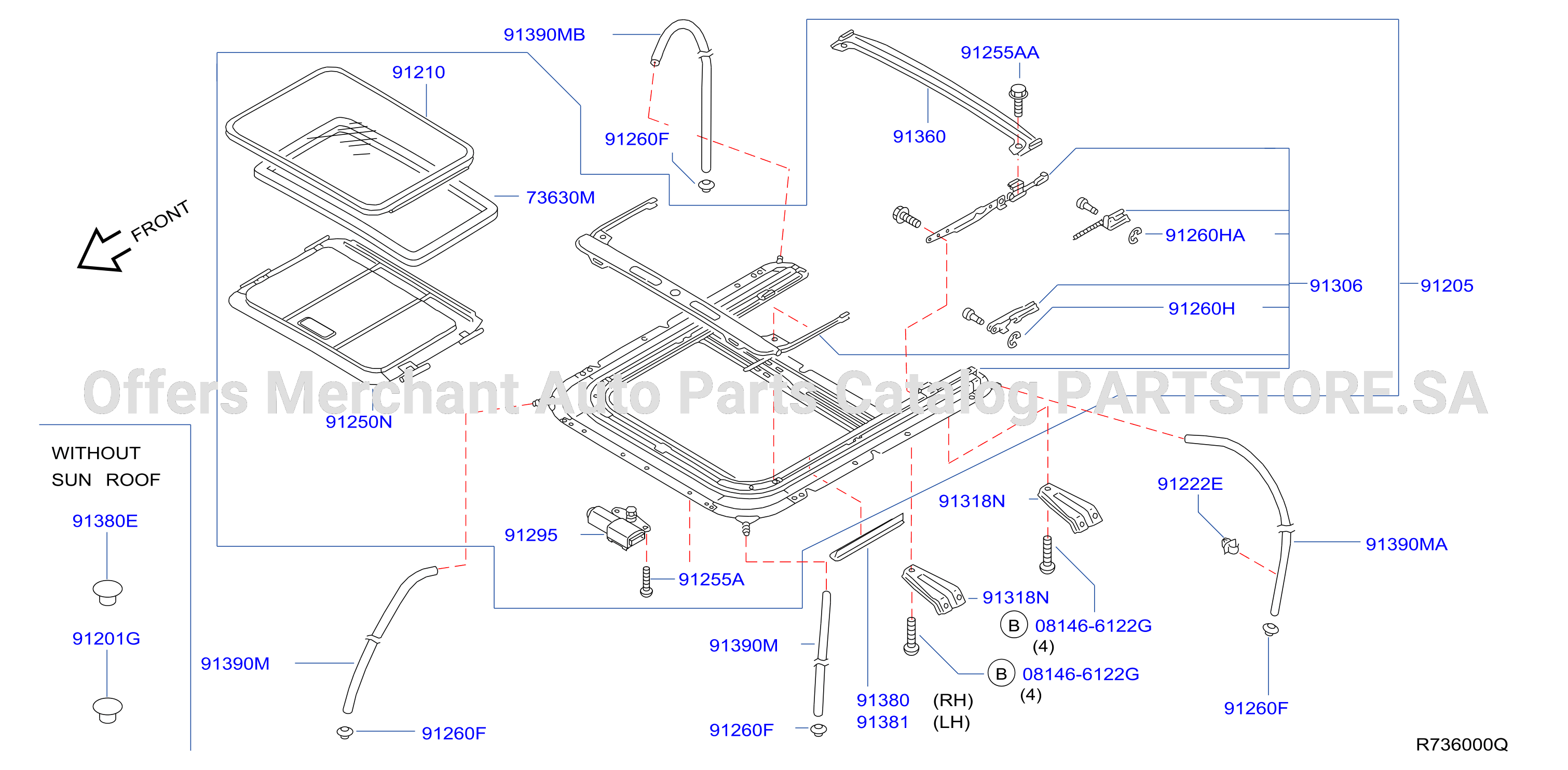 Sun Roof Parts