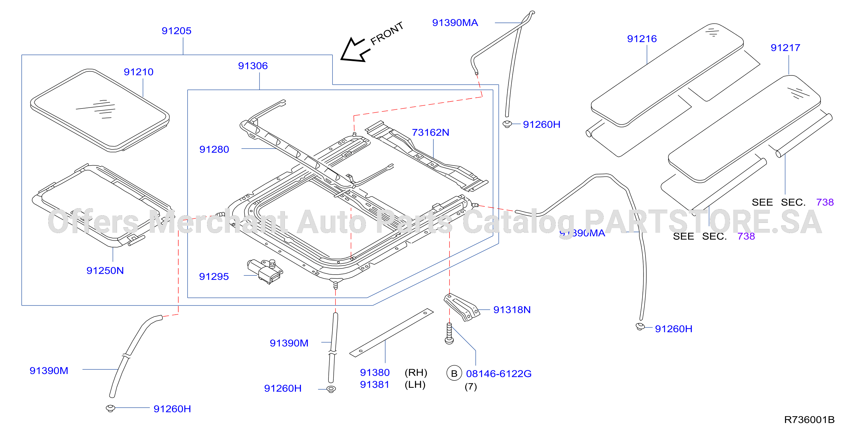 Sun Roof Parts