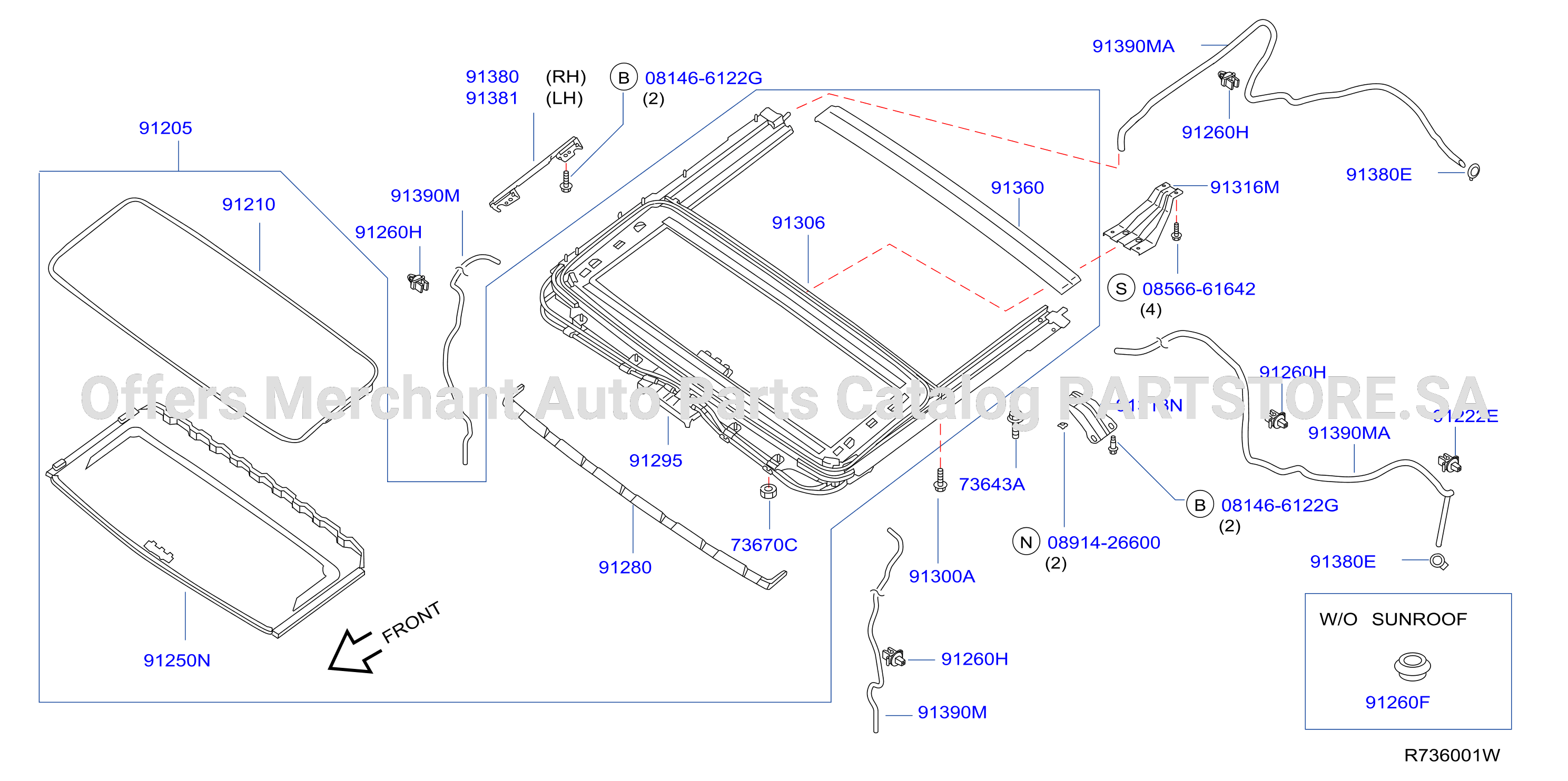 Sun Roof Parts