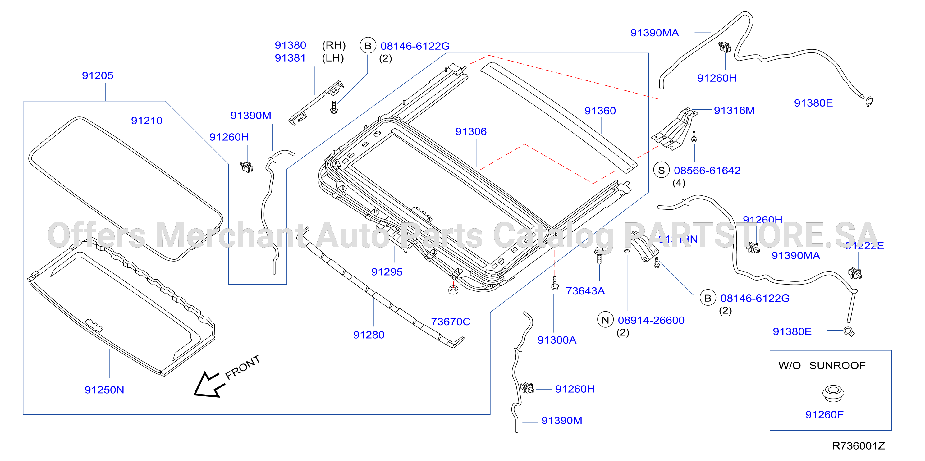 Sun Roof Parts
