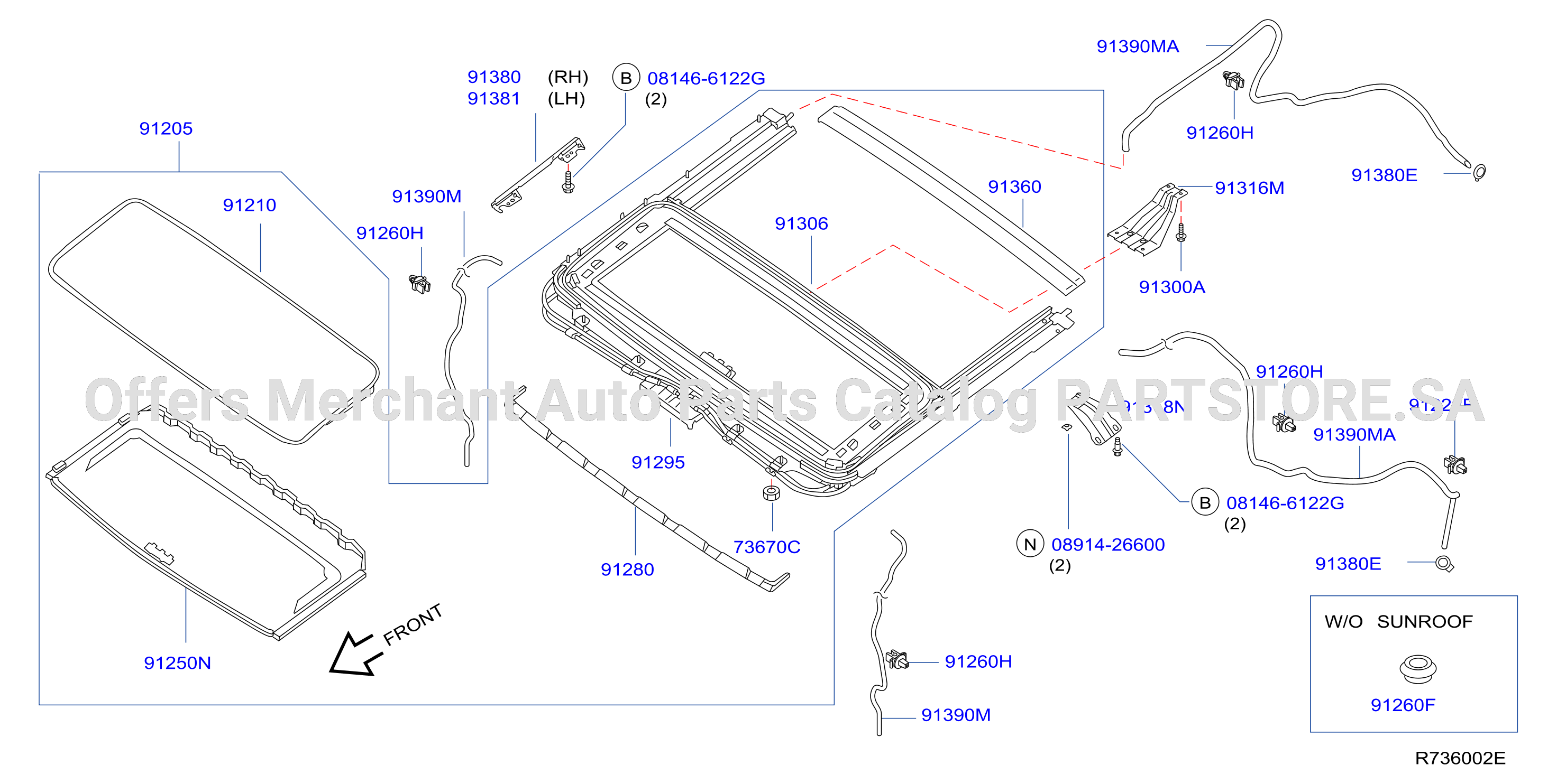 Sun Roof Parts