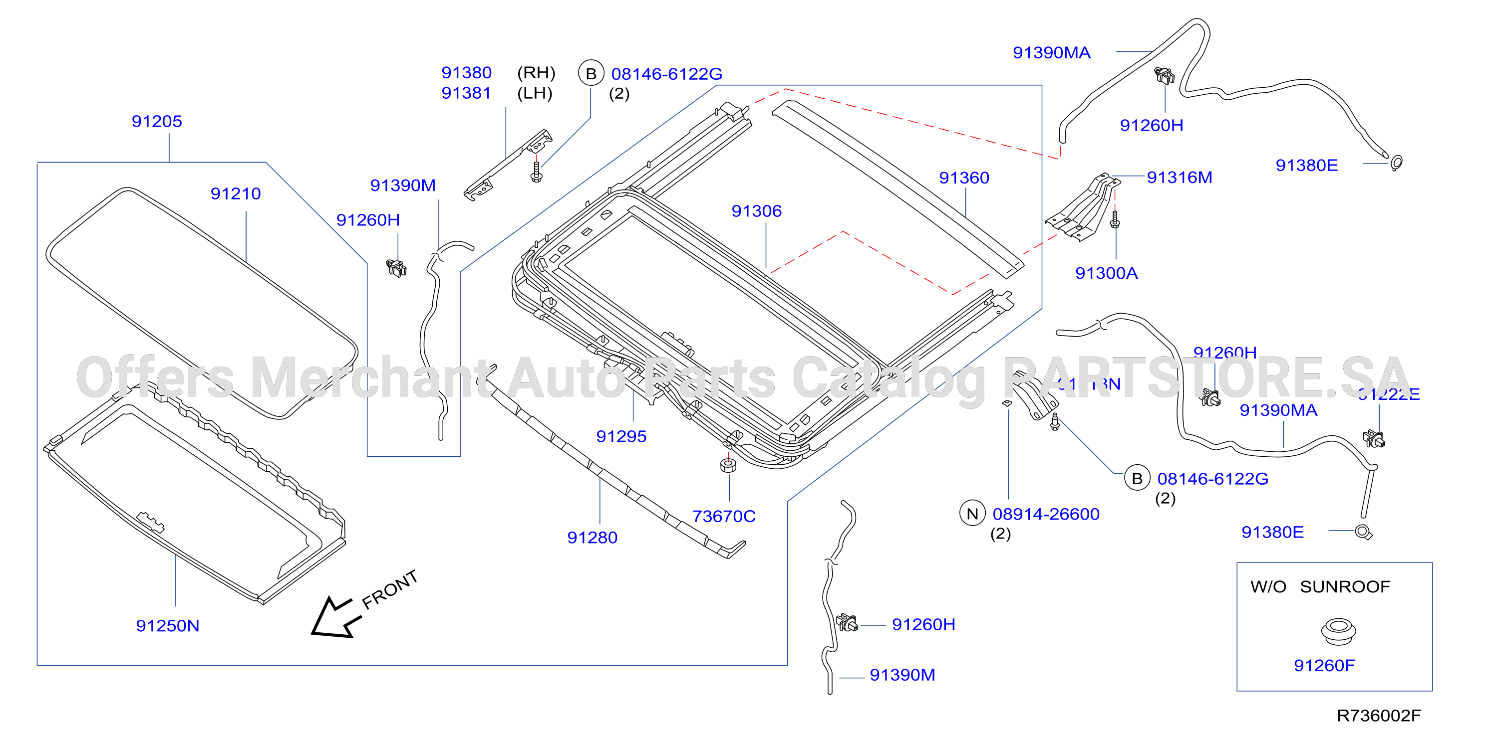 Sun Roof Parts