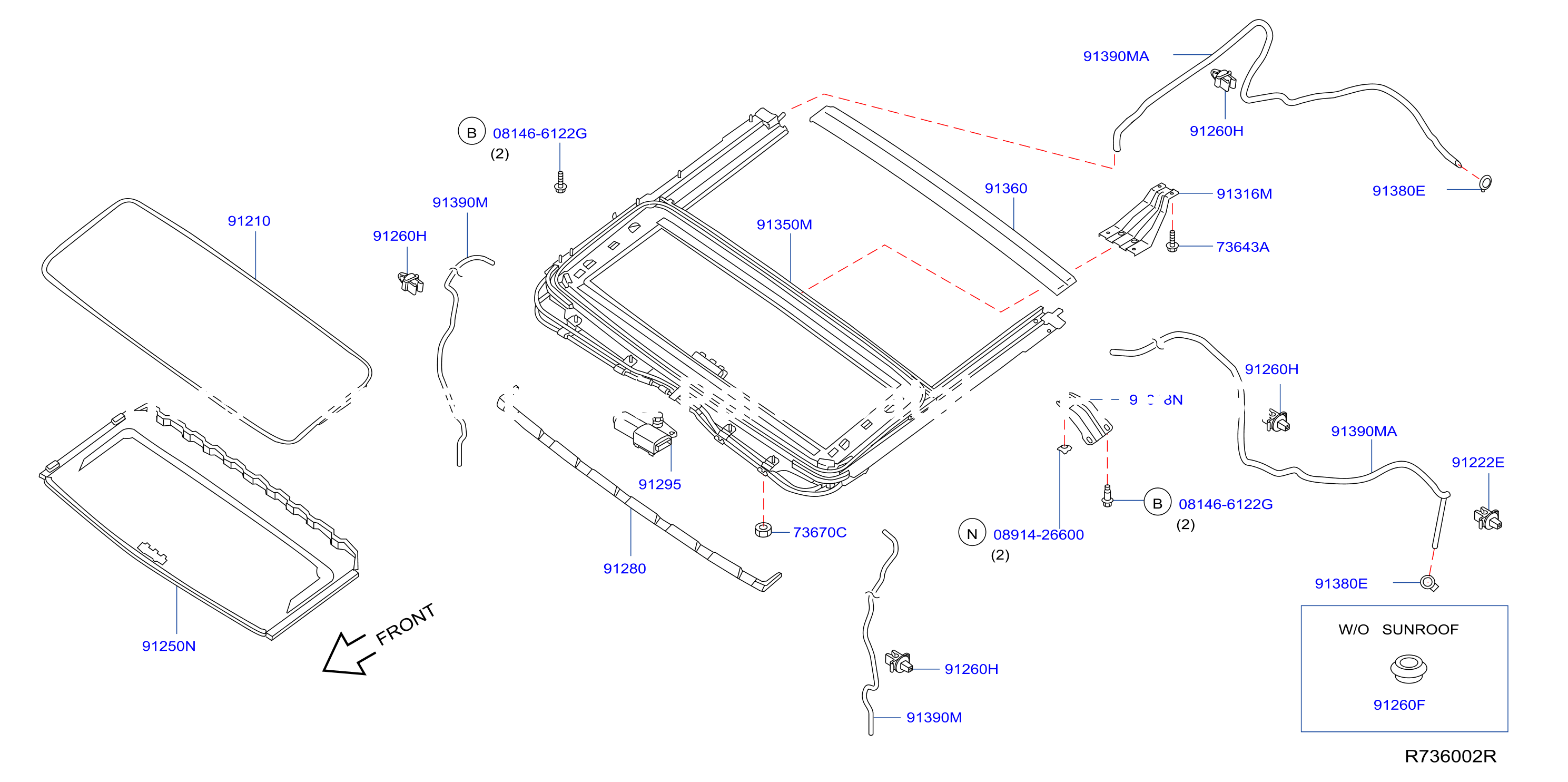 Sun Roof Parts