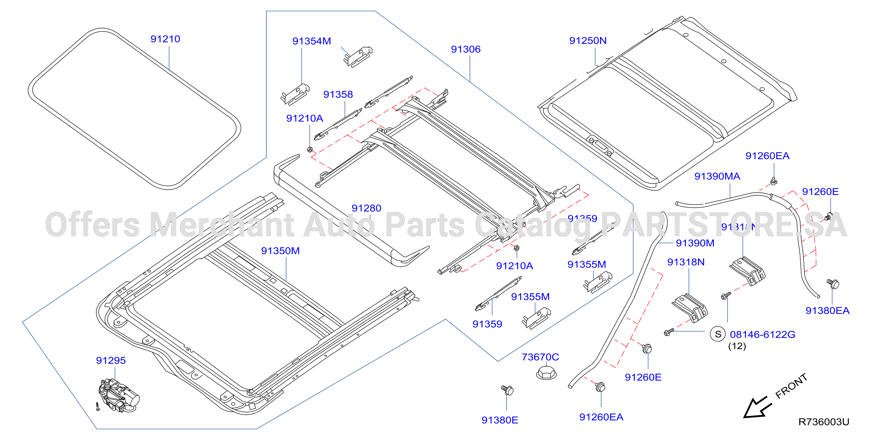 Sun Roof Parts