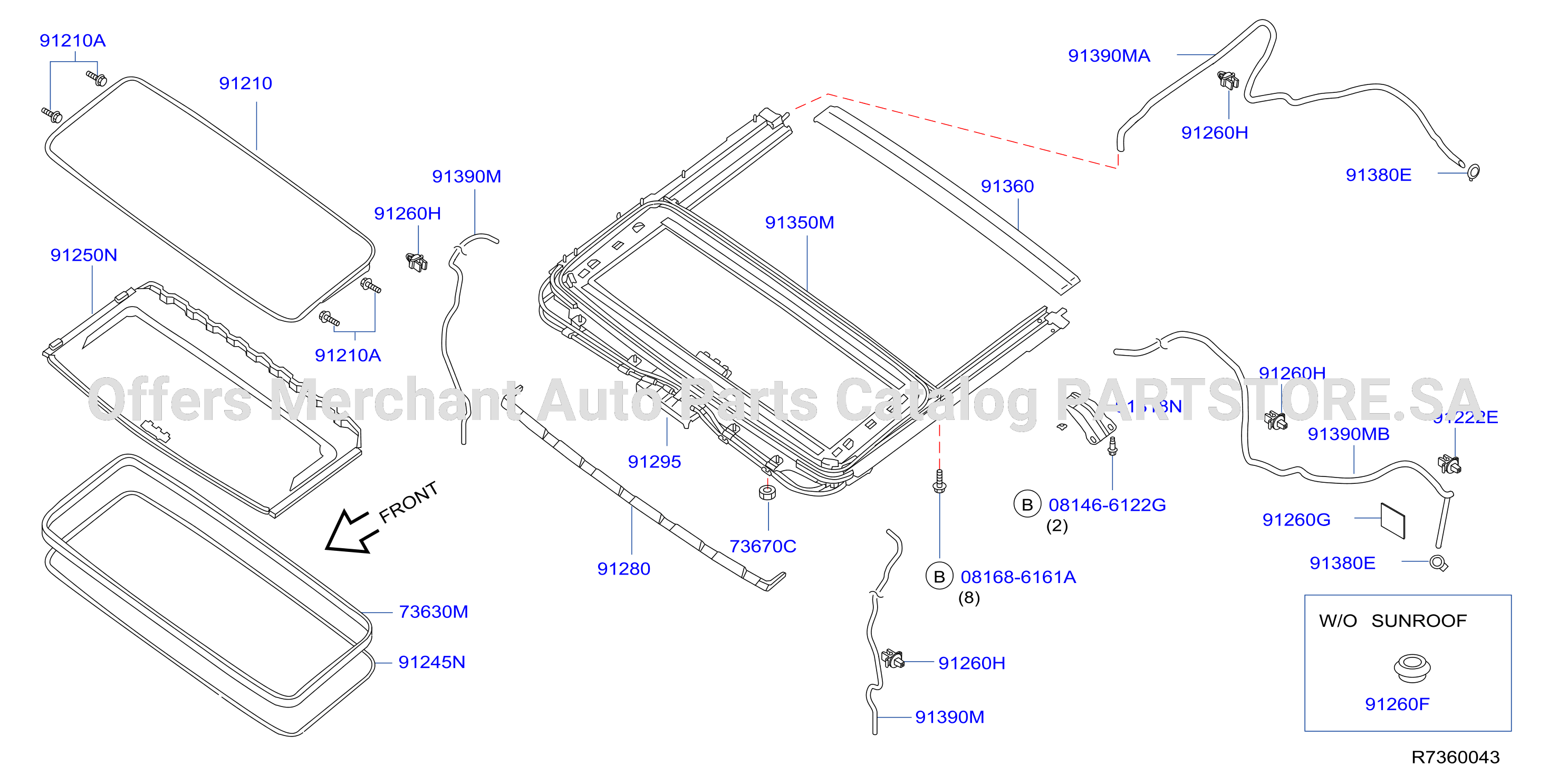 Sun Roof Parts