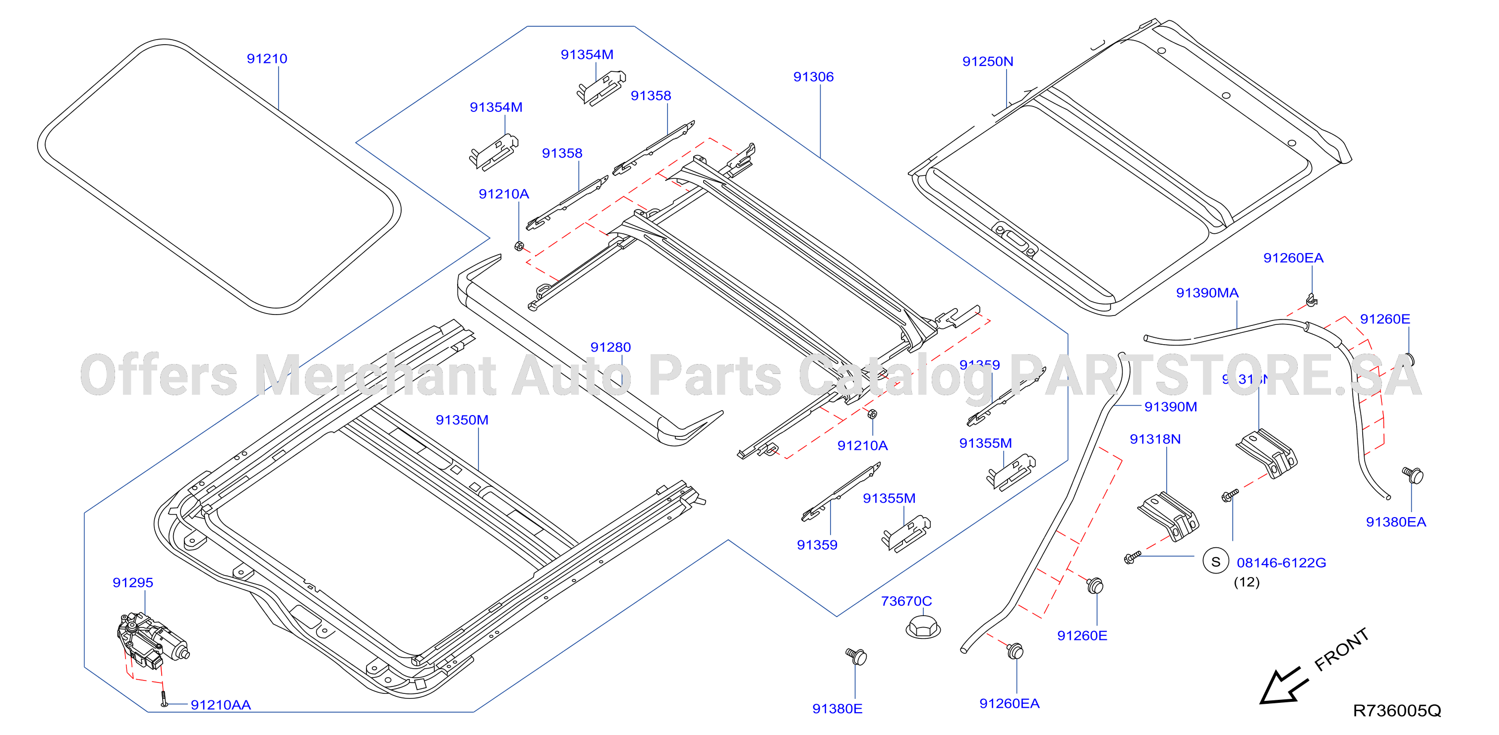 Sun Roof Parts