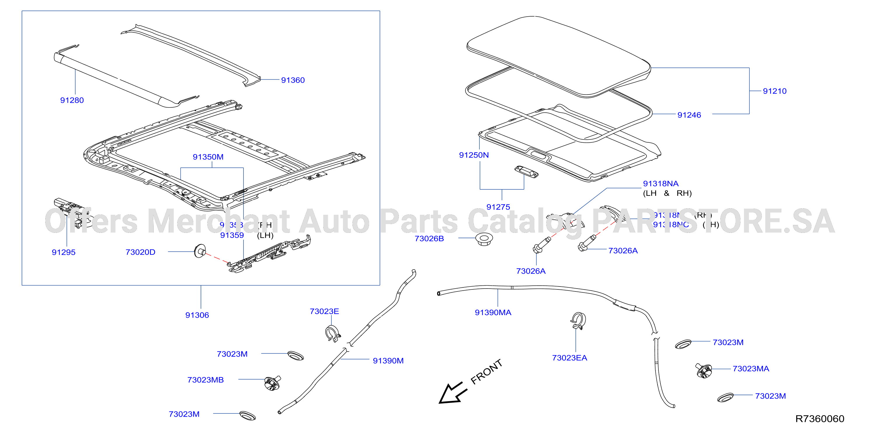 Sun Roof Parts