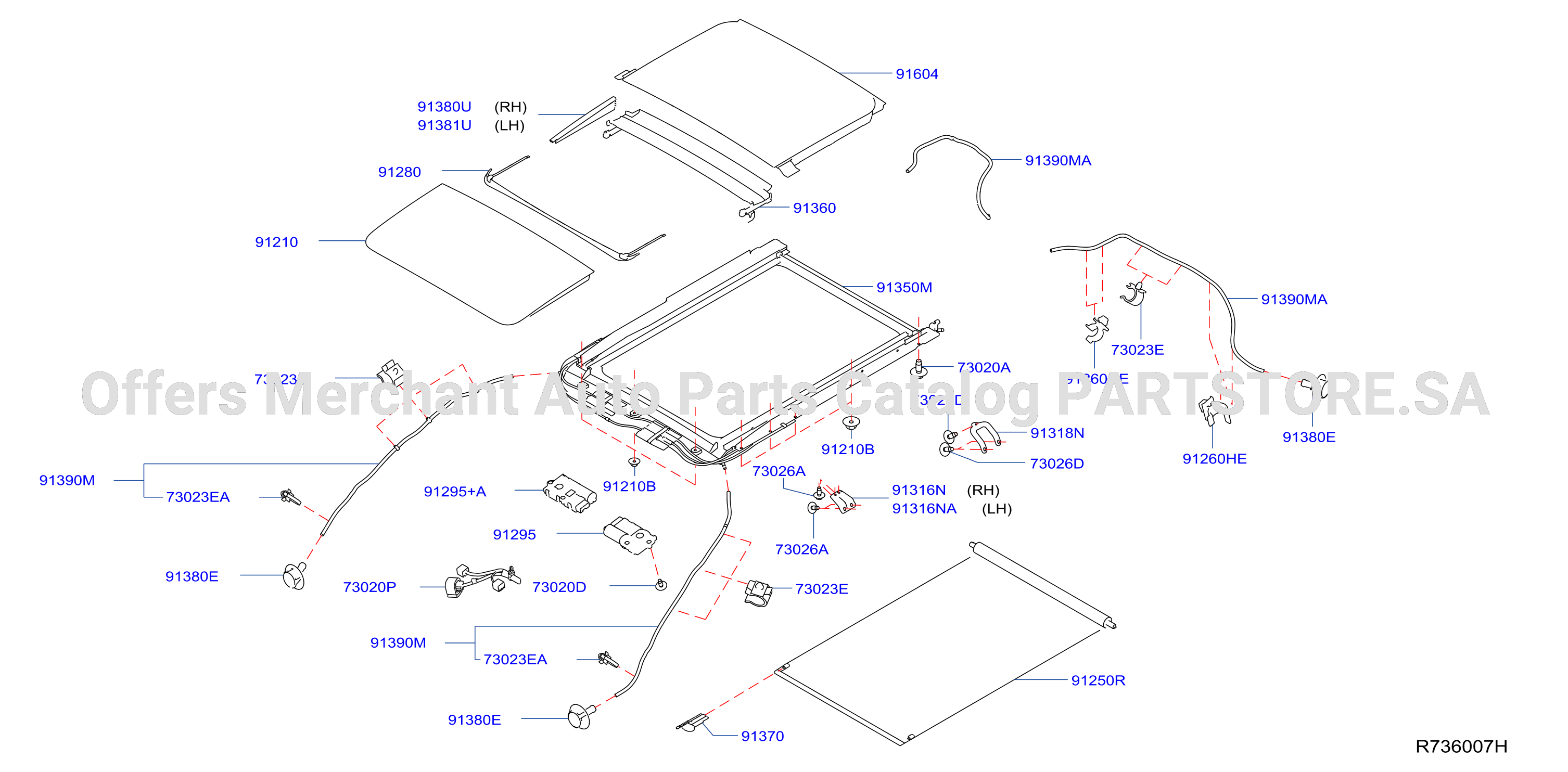 Sun Roof Parts