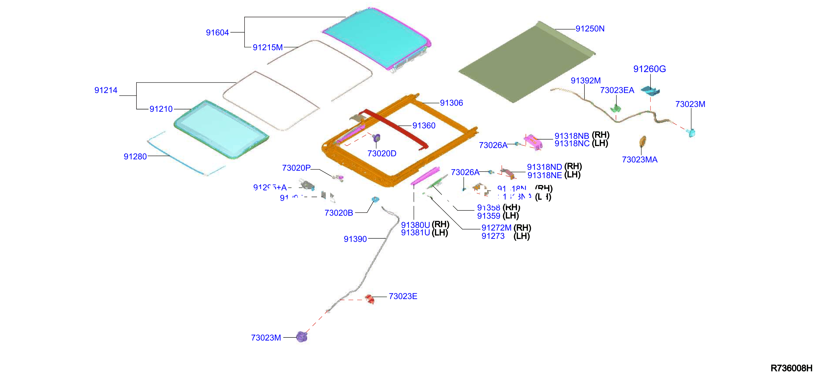 Sun Roof Parts
