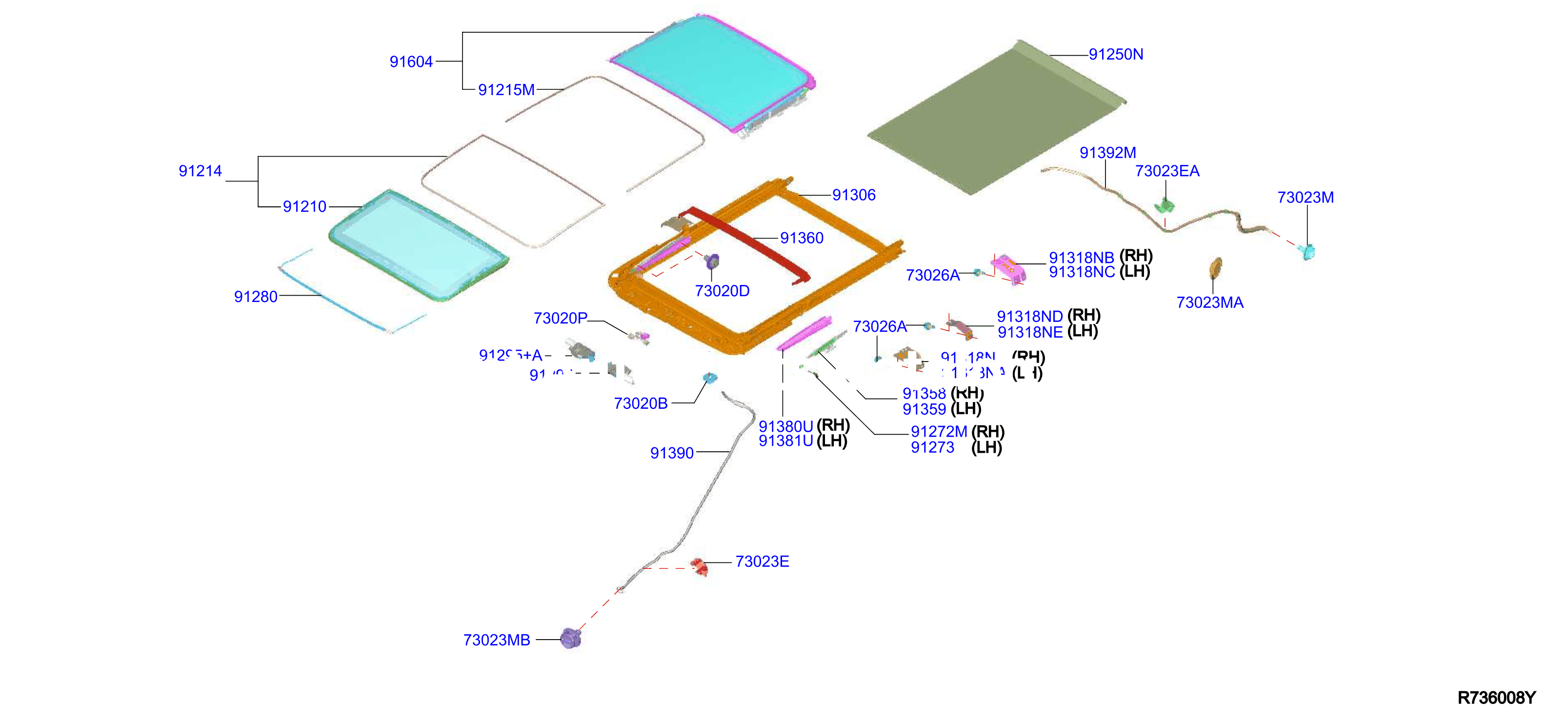 Sun Roof Parts