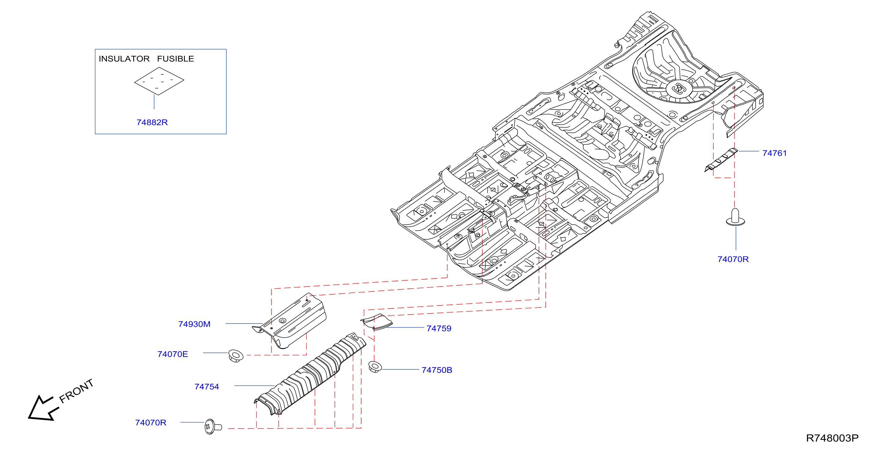 Floor Fitting Heat Shields