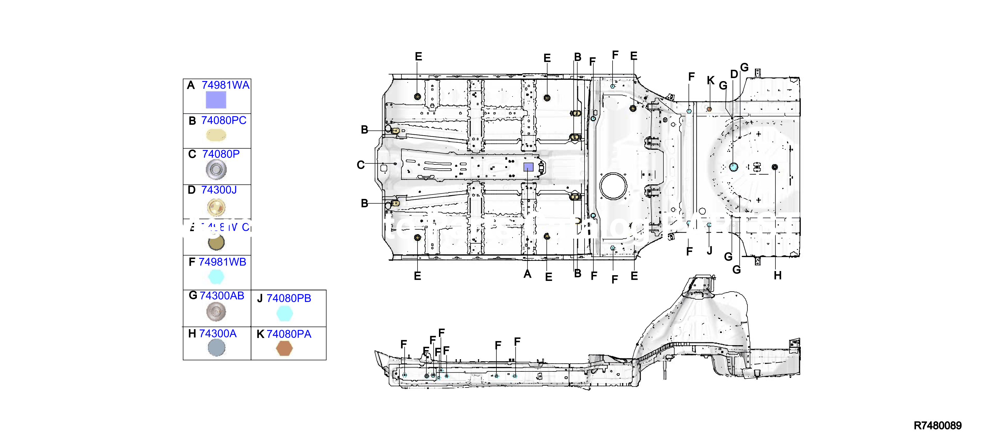 Floor Fitting Body Plugs