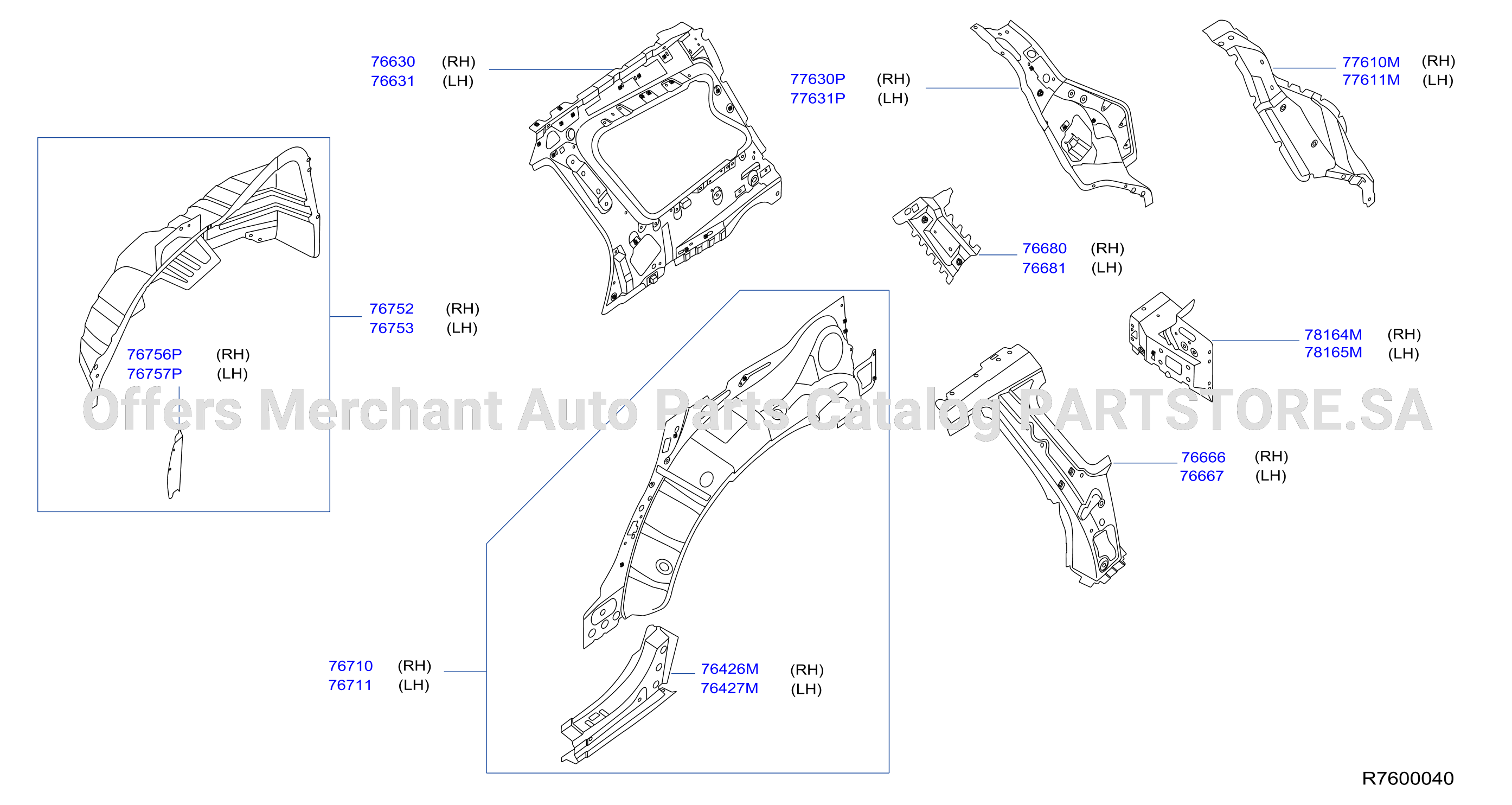 Body Side Panel Rear Body Side Panel